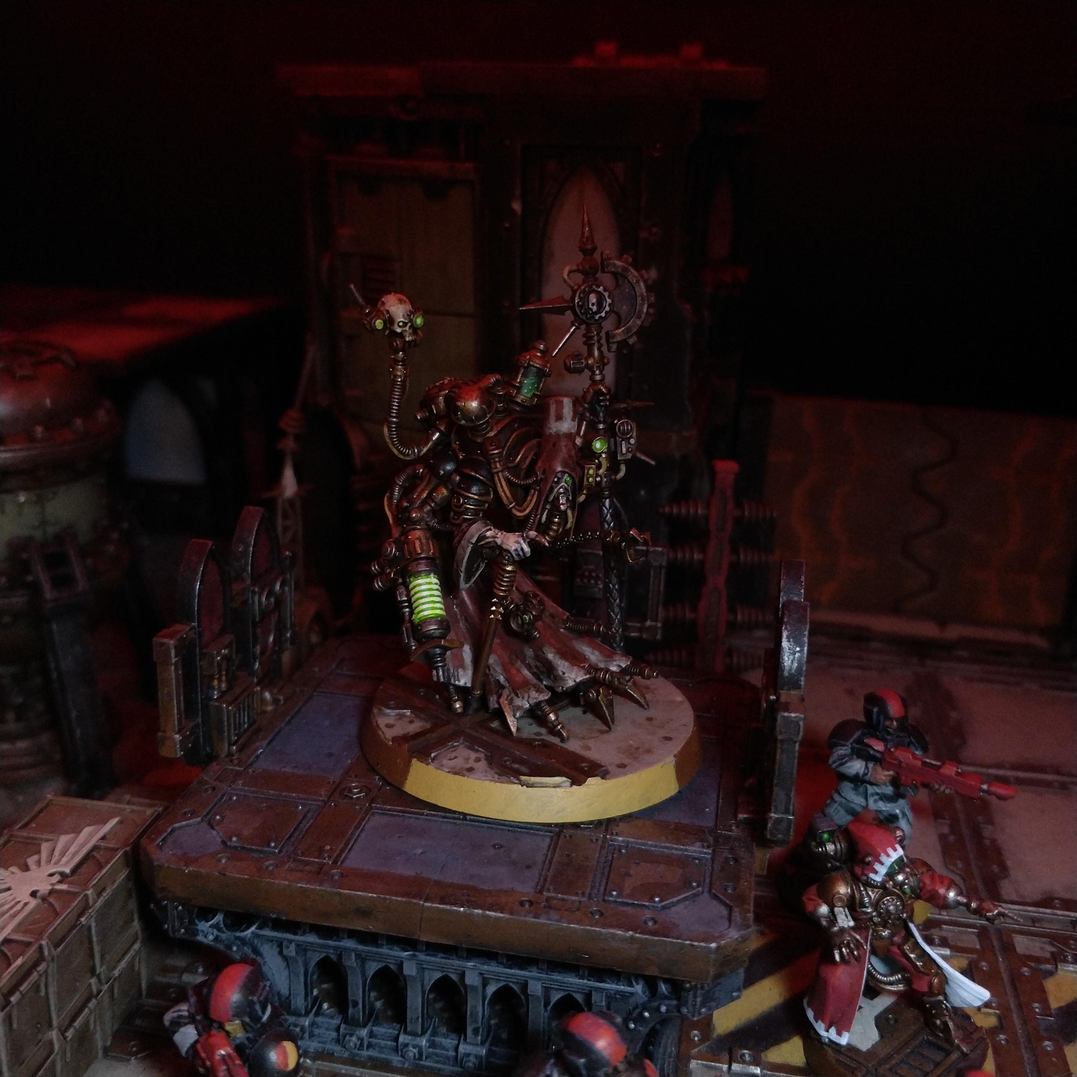 Adeptus Mechanicus, Admech, Dominus, Red, Tech Priest, Zone Mortalis