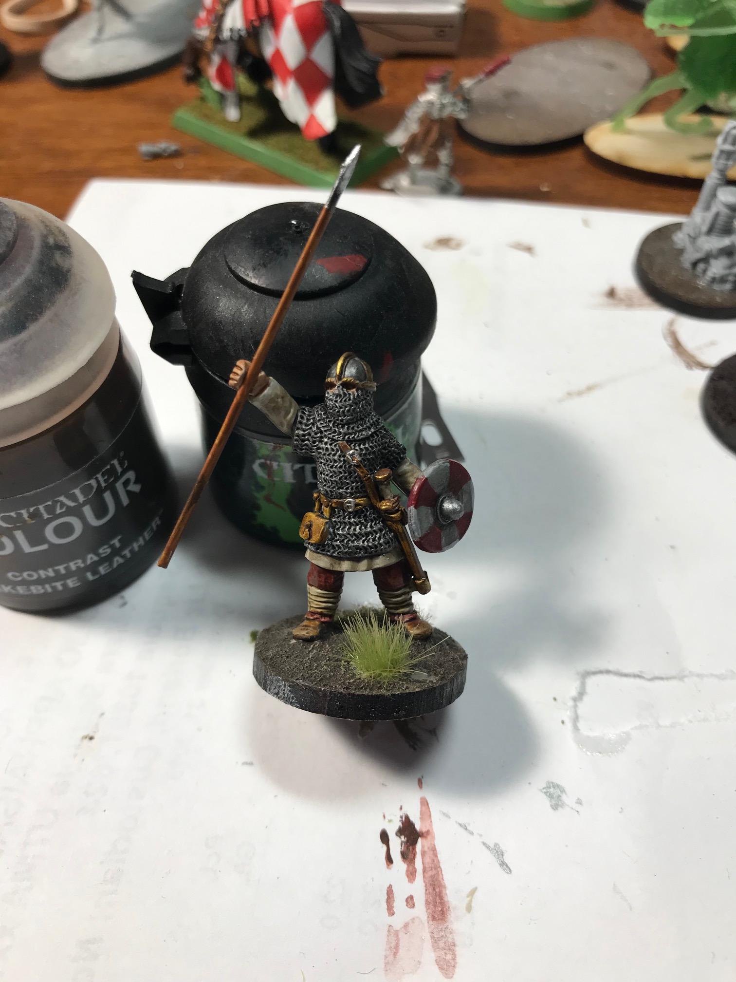 Saxon with Broom Bristle Spear