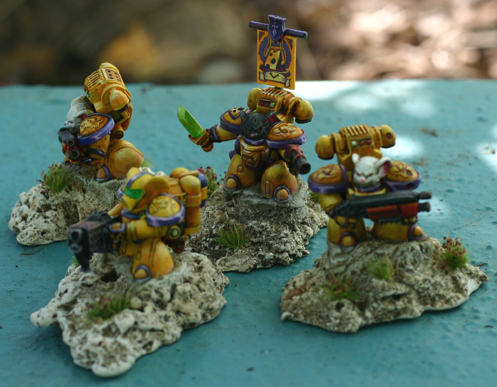 Bones, Bones Black, Mousling, Mousling Marine, Reaper