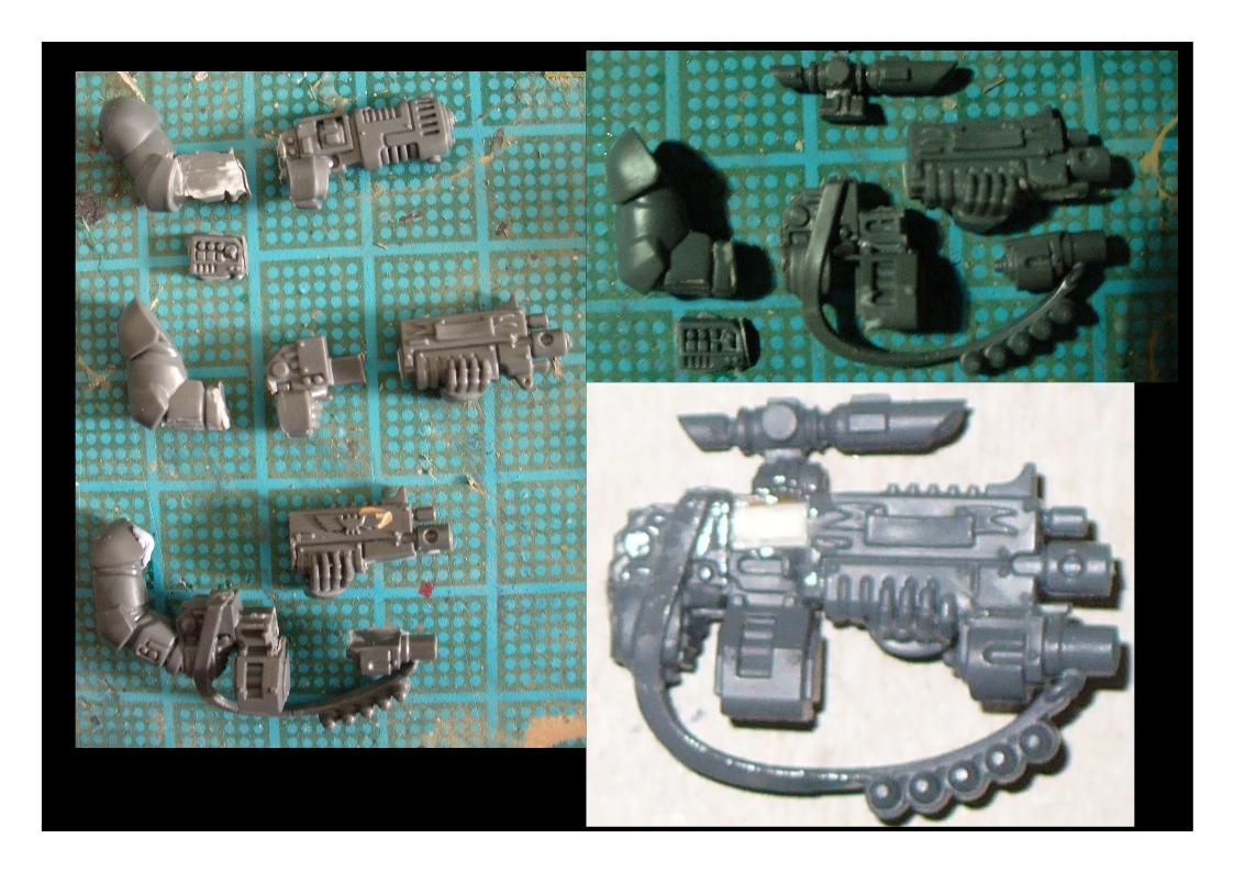 Bolt Gun, Conversion, Primaris, Space Marines, Warhammer 40,000, Warhammer Fantasy, Work In Progress