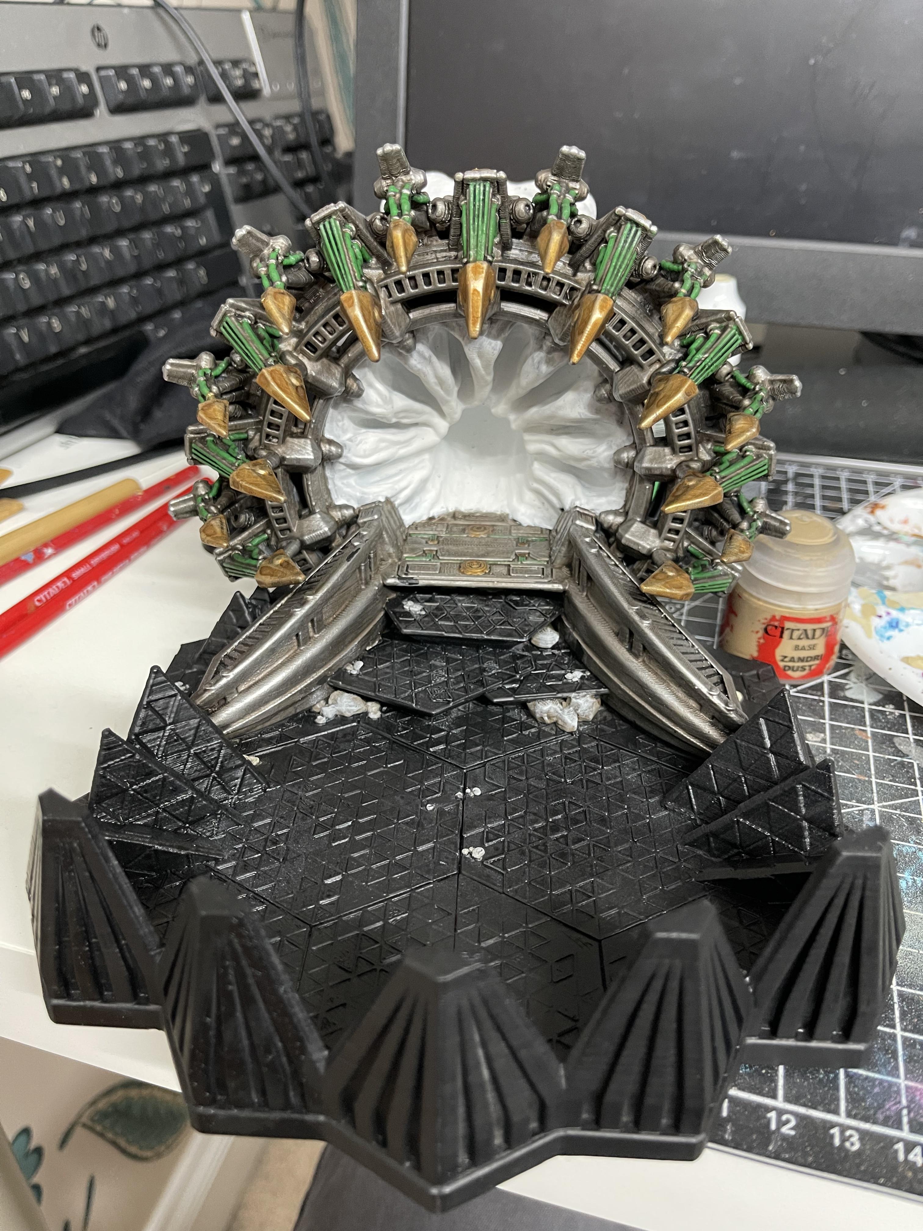 3d Printed, Blackstone Fortress, Dragons Rest, Trihex Citadel, Warhammer 40,000, Warhammer Quest, Work In Progress