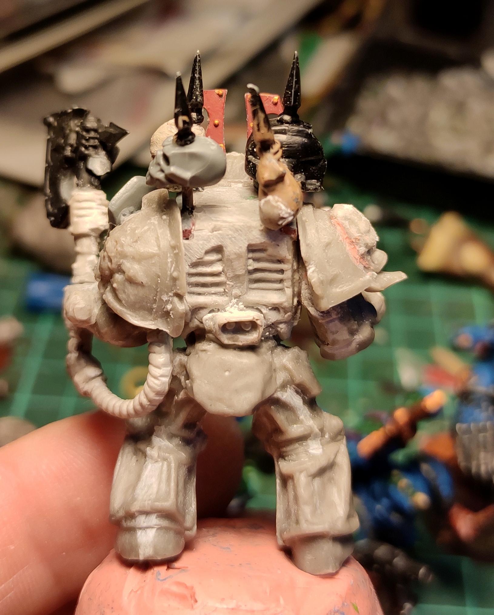 Berserk, Berserkers, Berzerk, Berzerker, Blood For The Blood God, Casting, Chaos, Chaos Space Marines, Conversion, Heresy, Heretic Astartes, Infantry, Khorne, Kitbash, Putty, Skulls For Skull Throne, Terminator Armor, Traitor Legions, Trophy, Warhammer 40,000, Work In Progress, World Eaters