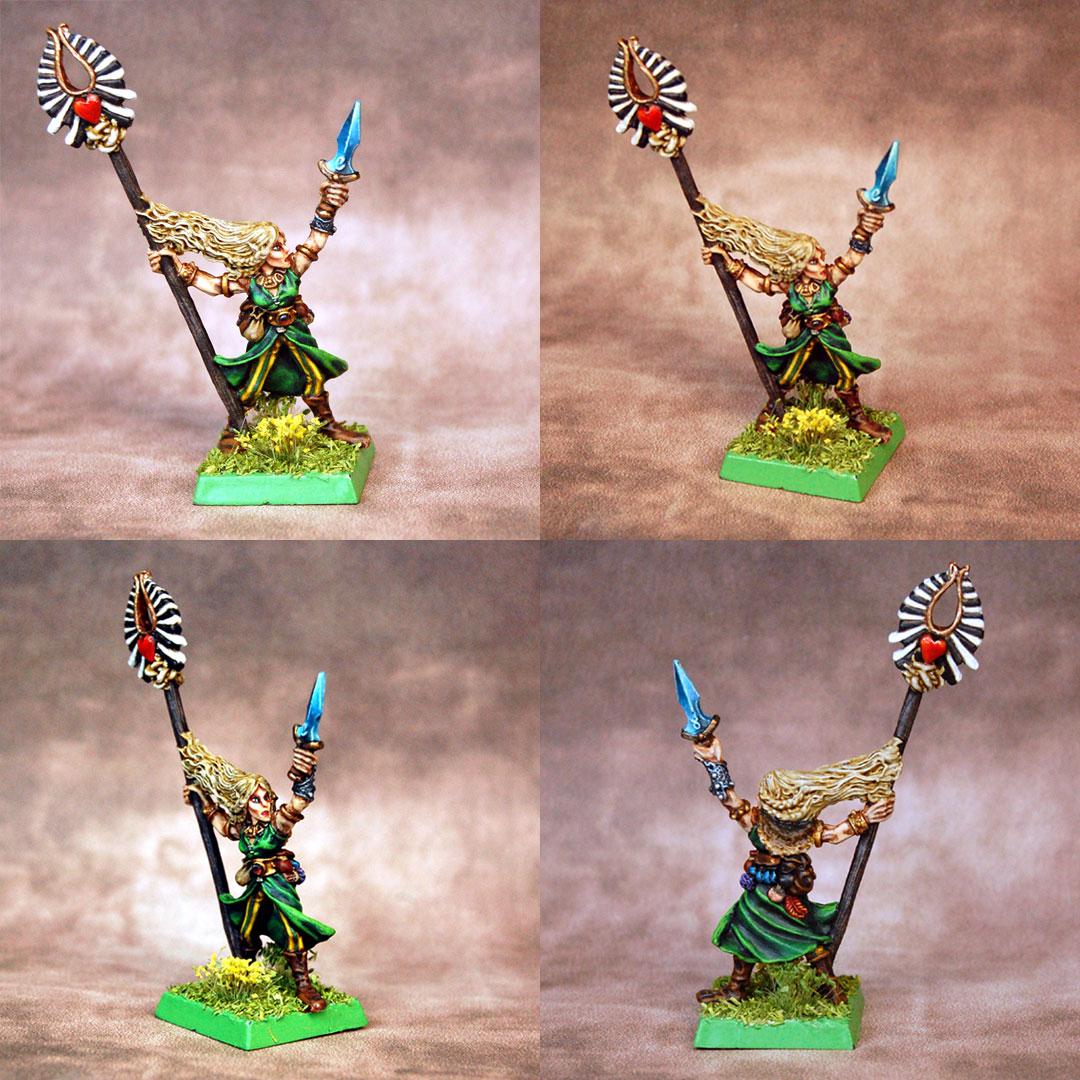 Citadel, Elves, Kaia Stormwitch, Oldhammer, Scarloc's Wood Elf Archers, Warhammer Fantasy, Wood Elves