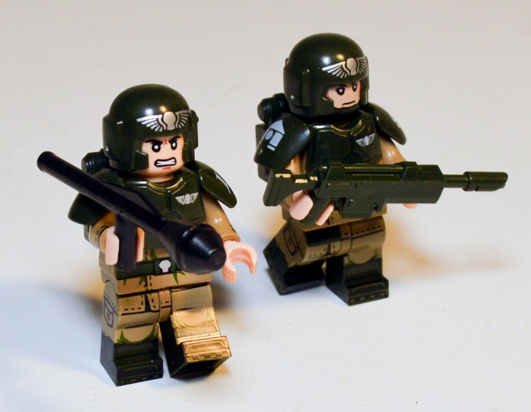 Astra Militarum, Cadians, Imperial Guard, Lego - Cadian HWT with RPG 1 ...