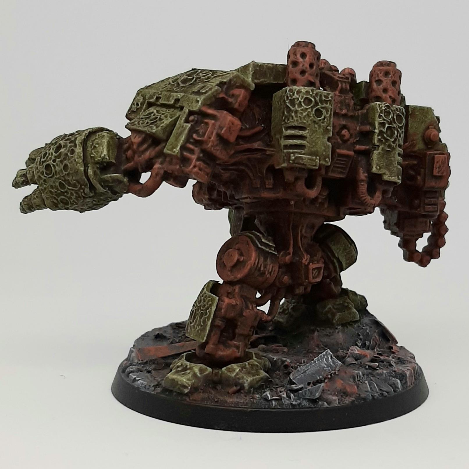Barnacle, Bolter, Conversion, Custom, Death, Dreadnought, Engine, Green, Greenstuff, Guard, Heavy, Helbrute, Linked, Nurgle, Plague, Pustule, Space Marines, Stuff, Twin