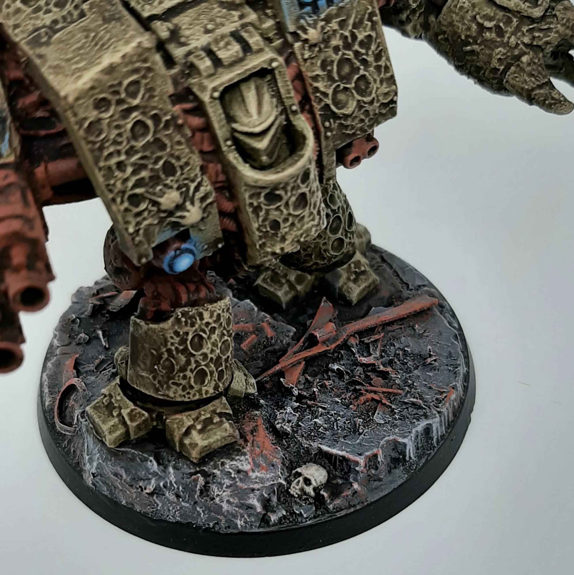 Barnacle, Bolter, Conversion, Custom, Death, Dreadnought, Engine, Green, Greenstuff, Guard, Heavy, Helbrute, Linked, Nurgle, Plague, Pustule, Space Marines, Stuff, Twin