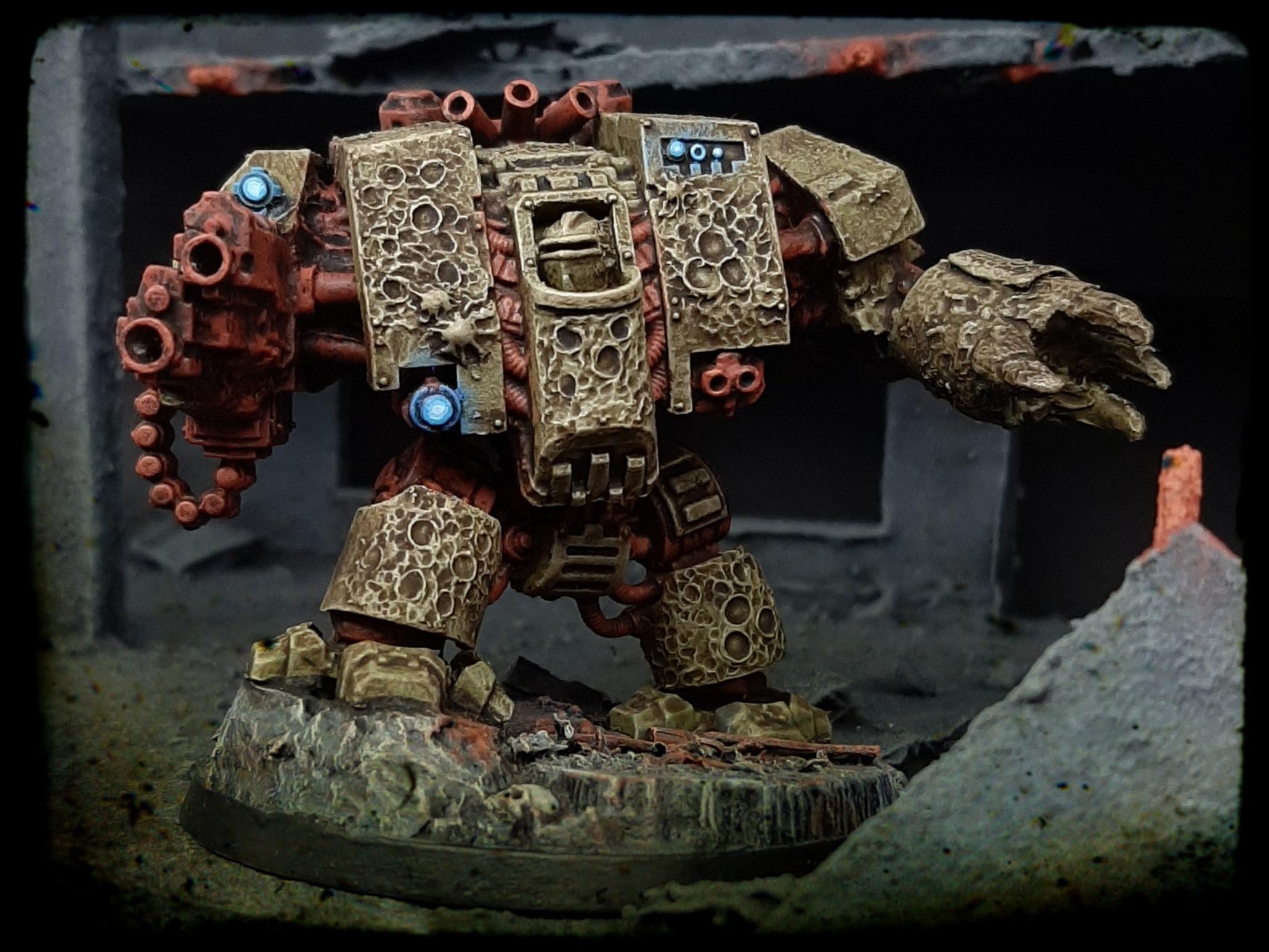 Barnacle, Bolter, Conversion, Custom, Death, Dreadnought, Engine, Green, Greenstuff, Guard, Heavy, Helbrute, Linked, Nurgle, Plague, Pustule, Space Marines, Stuff, Twin
