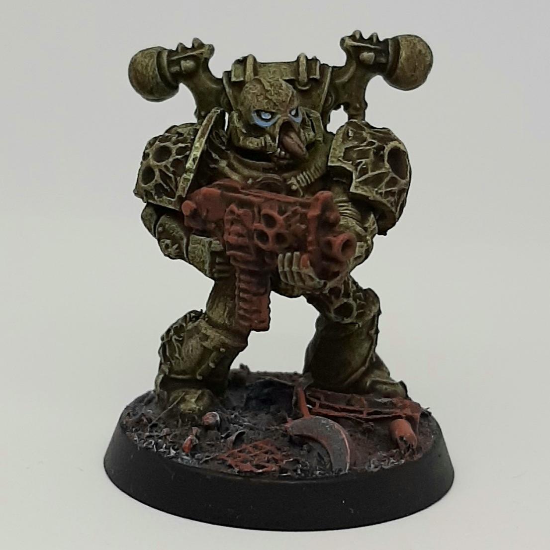 Barnacle, Bolter, Boltgun, Chainaxe, Conversion, Custom, Death, Green, Greenstuff, Guard, Nurgle, Plague, Plasma, Pustule, Space Marines, Squad, Stuff