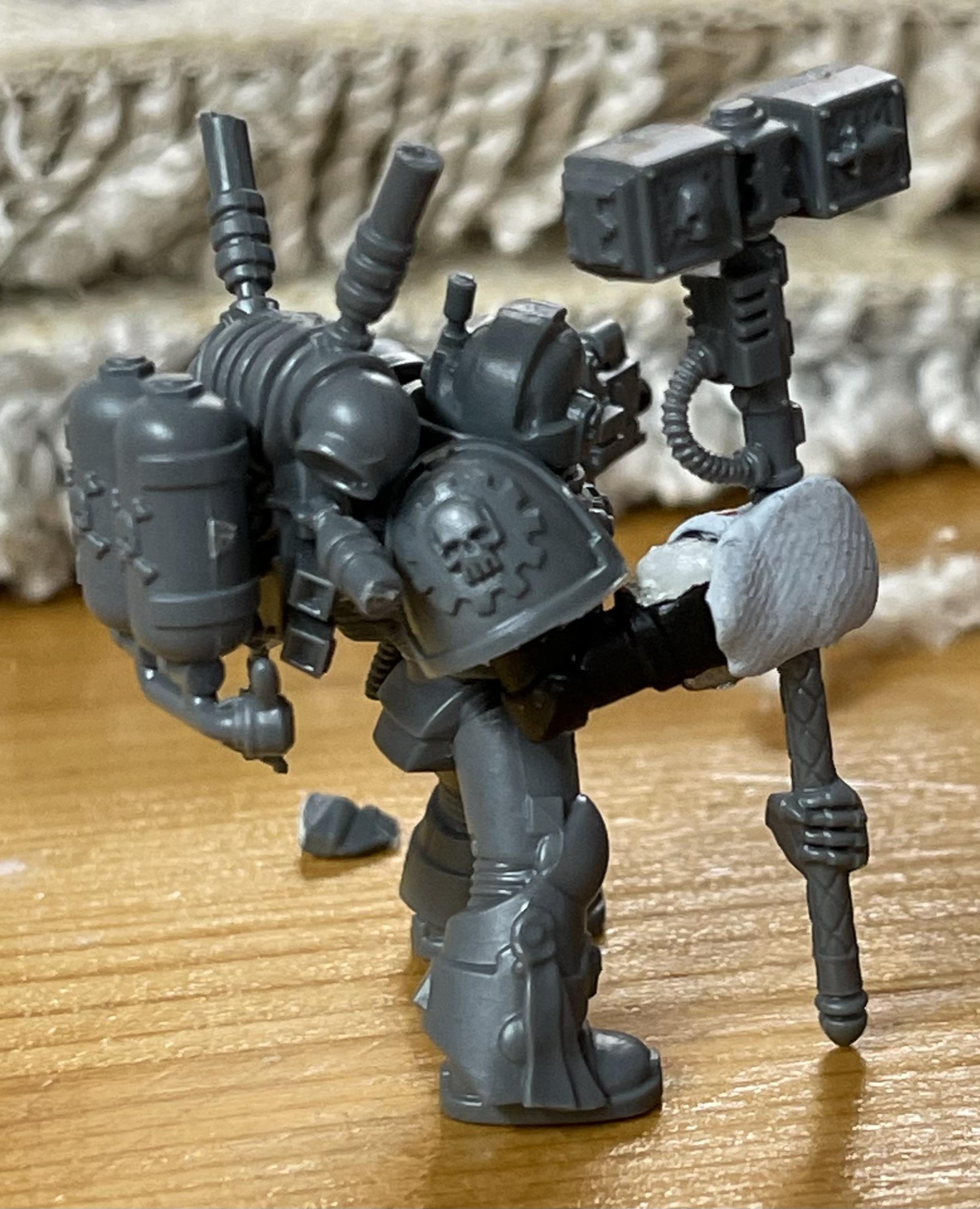 Space Marines, Techmarine, Void Panthers, Warhammer 40,000, Work In Progress