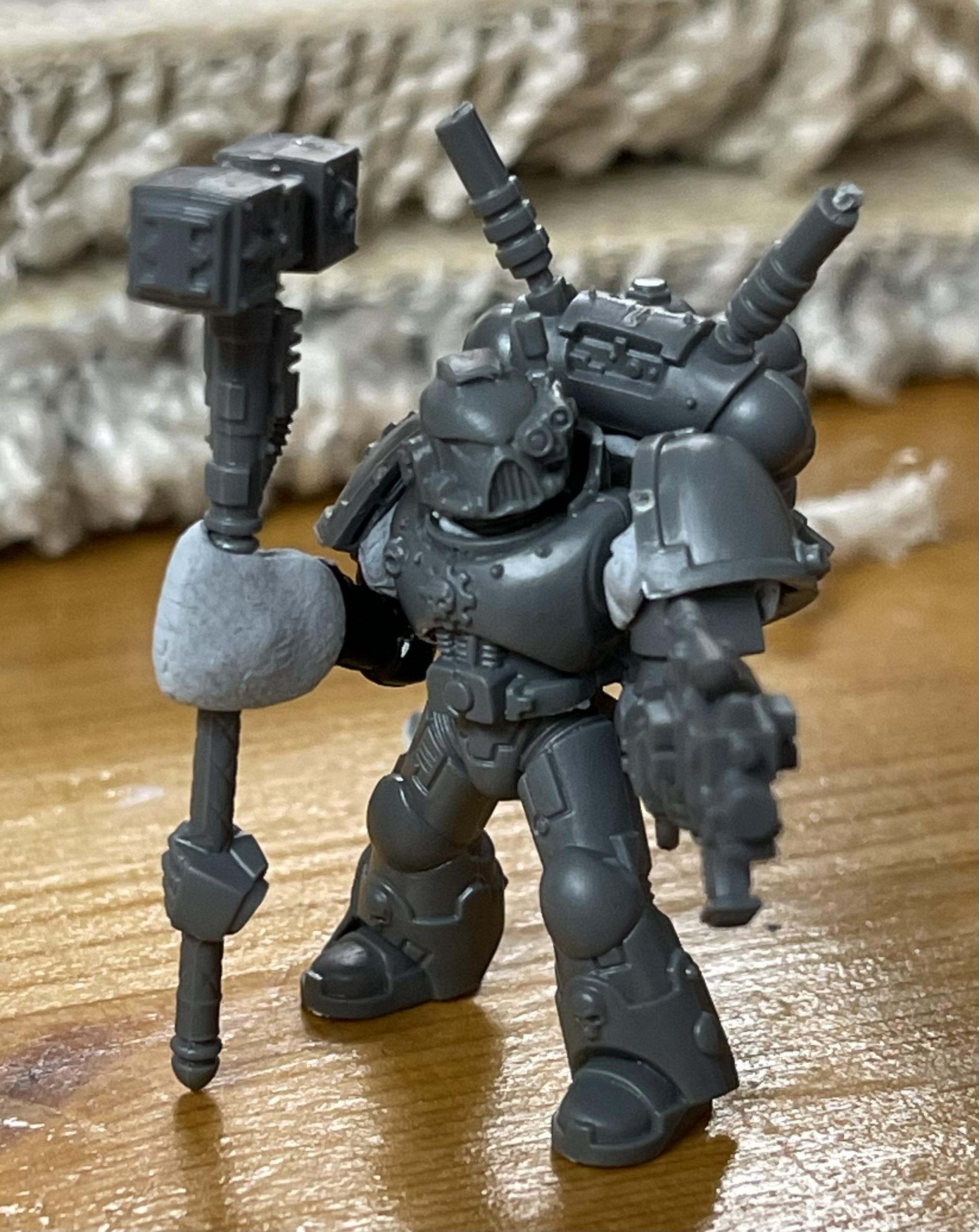 Space Marines, Techmarine, Void Panthers, Warhammer 40,000, Work In Progress