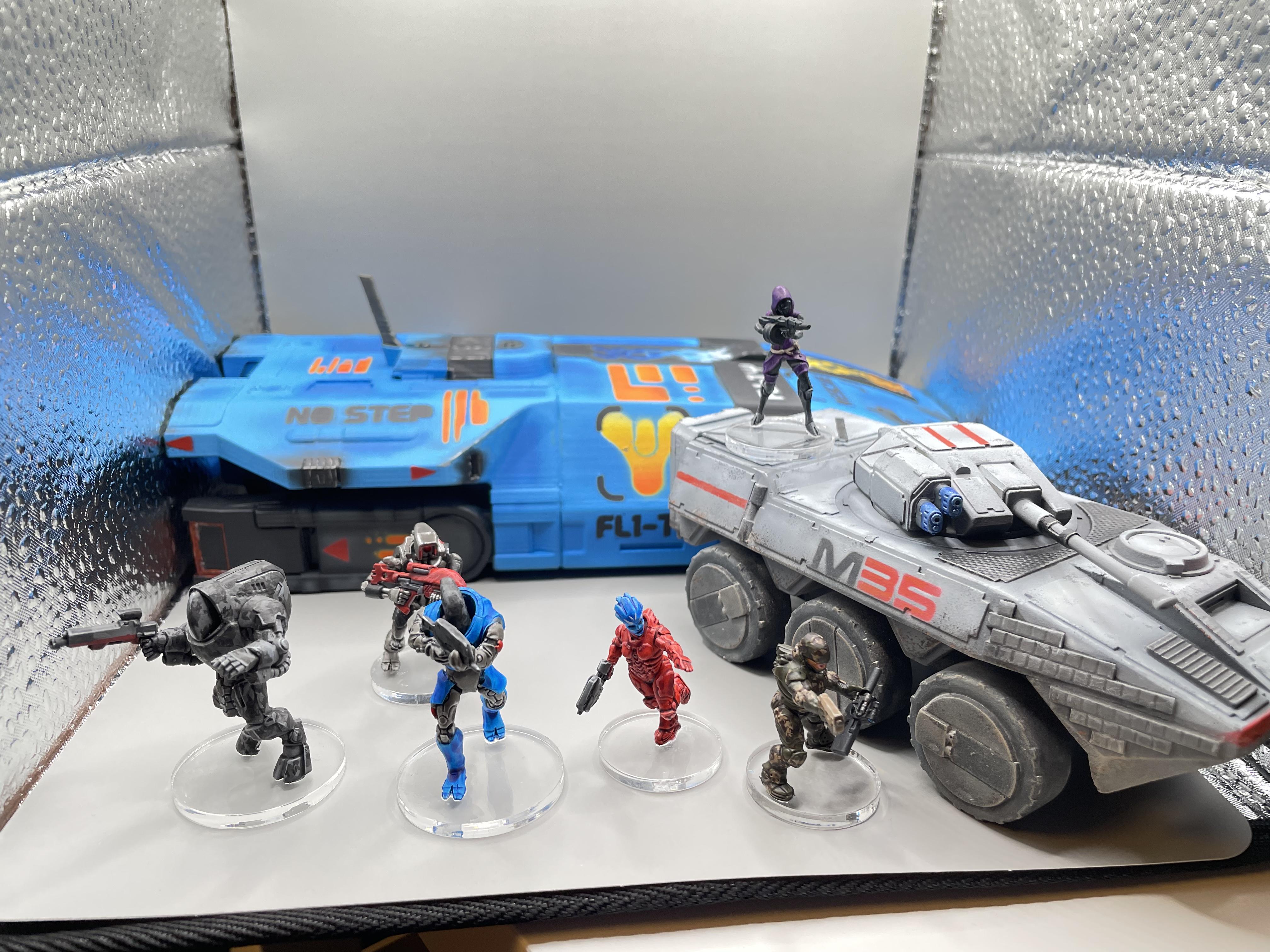 3d Print, Asari, Geth, Krogan, Mass Effect, Quarian, Sci Fi, Stargrave, Turian