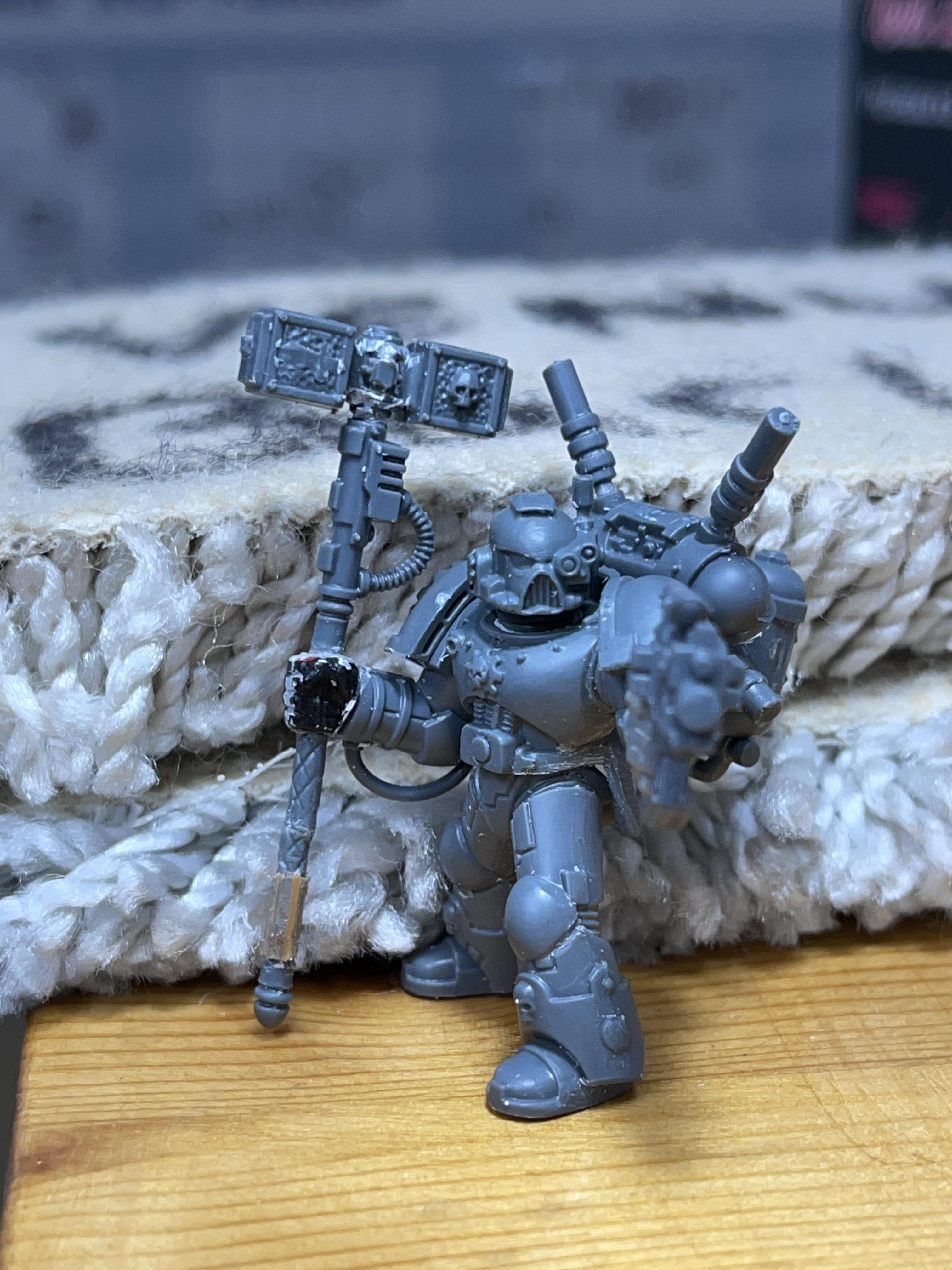 Kitbash, Space Marines, Techmarine, Void Panthers, Warhammer 40,000, Work In Progress