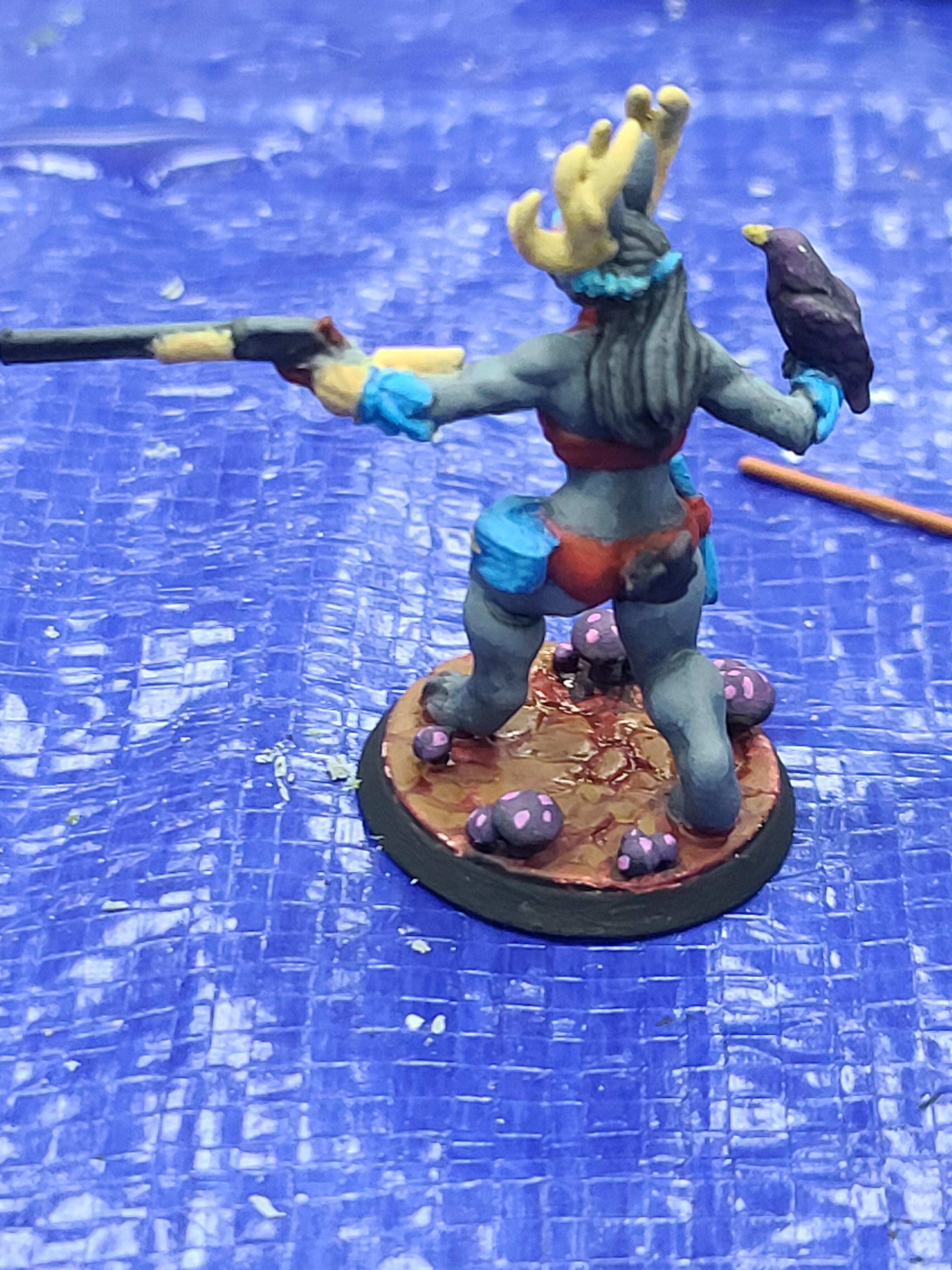 3d Printed, Animal Adventurers, Dungeons And Dragons, Rabbit, Shapeways