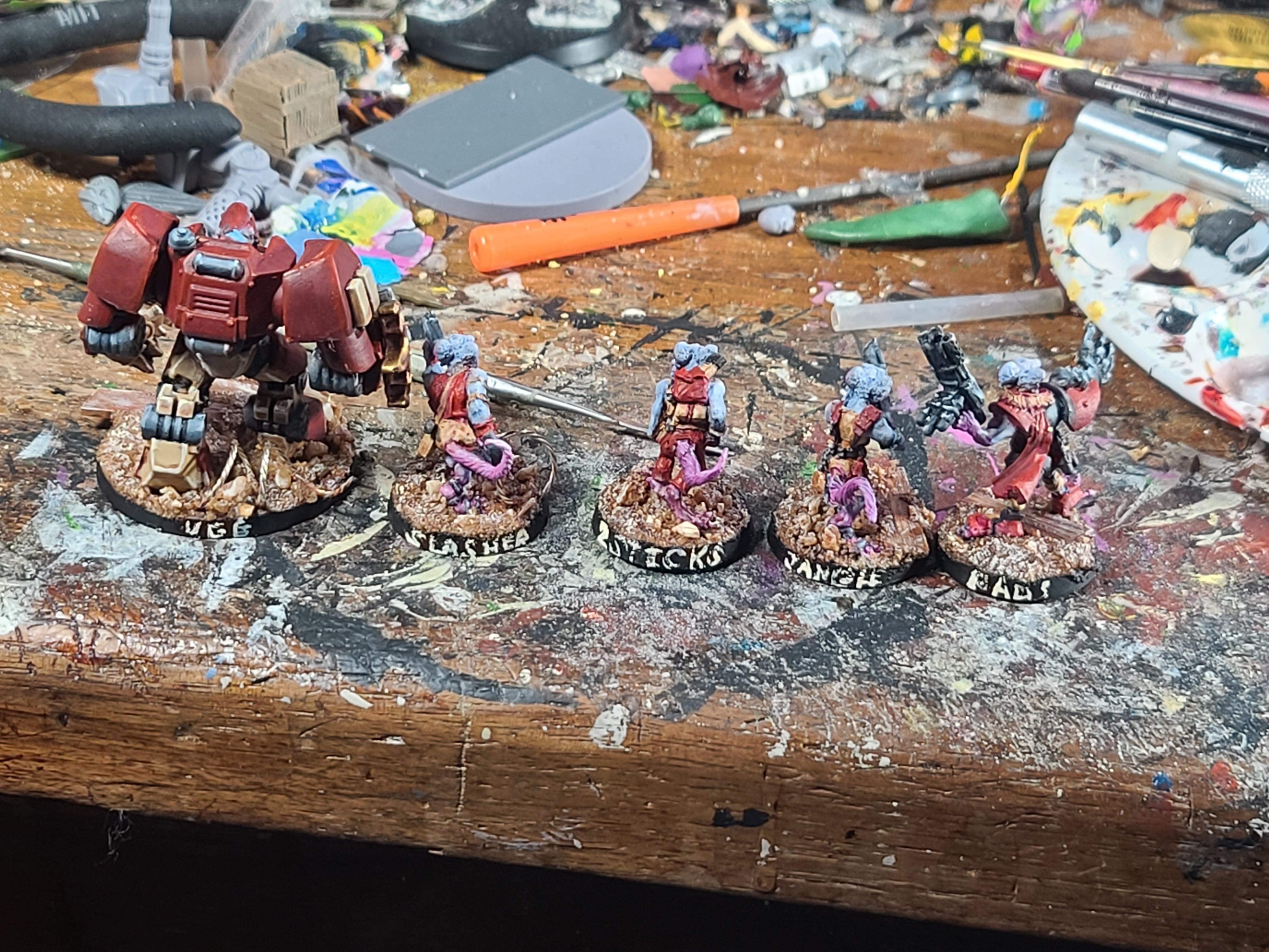 Bones, Bones Black, Bullgryn, Demonworld, Imef Bulldog, Imperial Guard, Infantry Squad, Mega Minis, Rat, Ratlings With Gatlings, Rats, Reaper Miniatures, Warhammer 40,000, Warhammer Fantasy