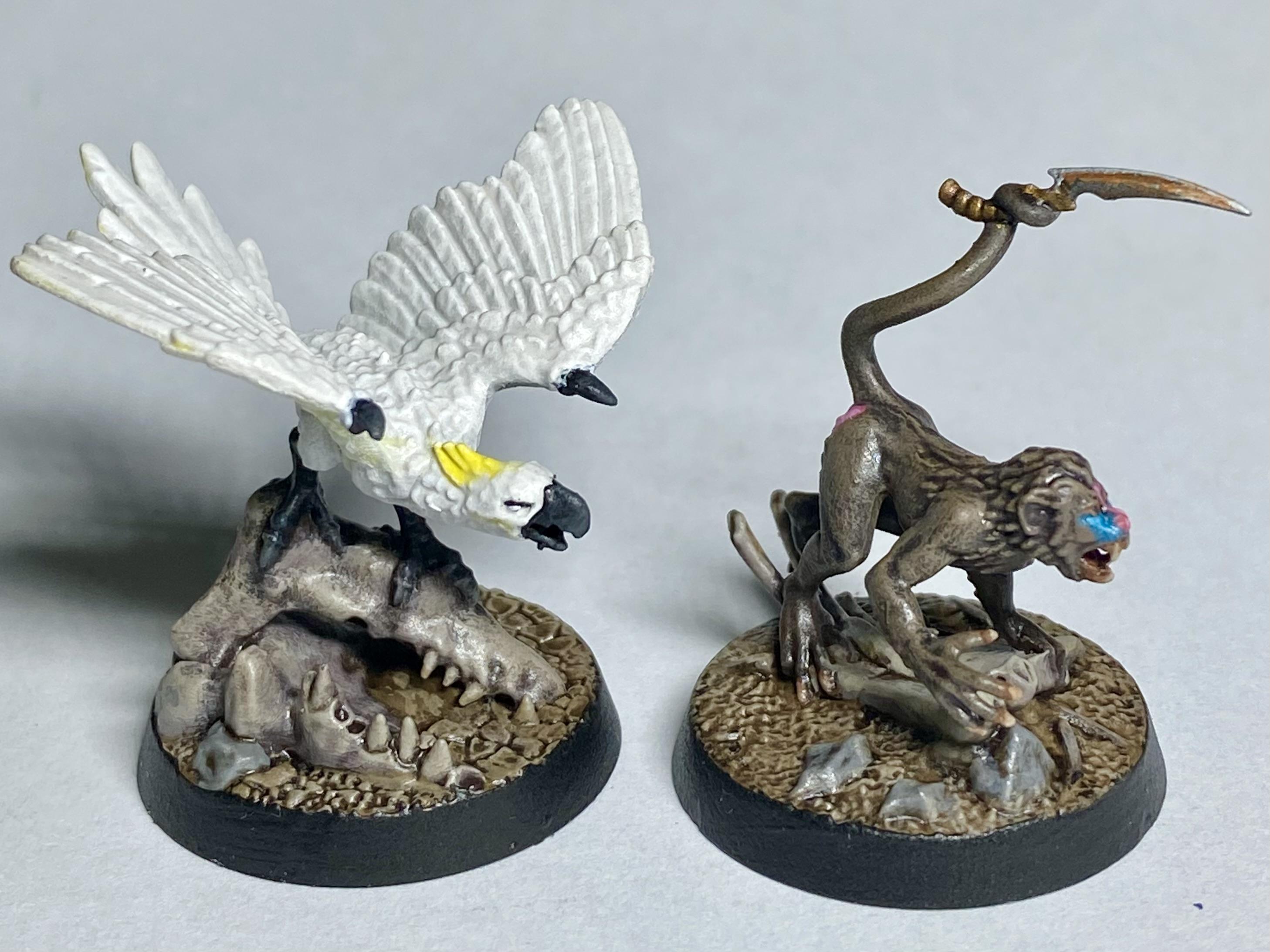 Beast Grave, Blackpowder Bucaneers, Goblins, Grots, Harrowdeep, Monkey, Night Vault, Ogres, Parrott, Shade Spire, Warhammer Underworlds