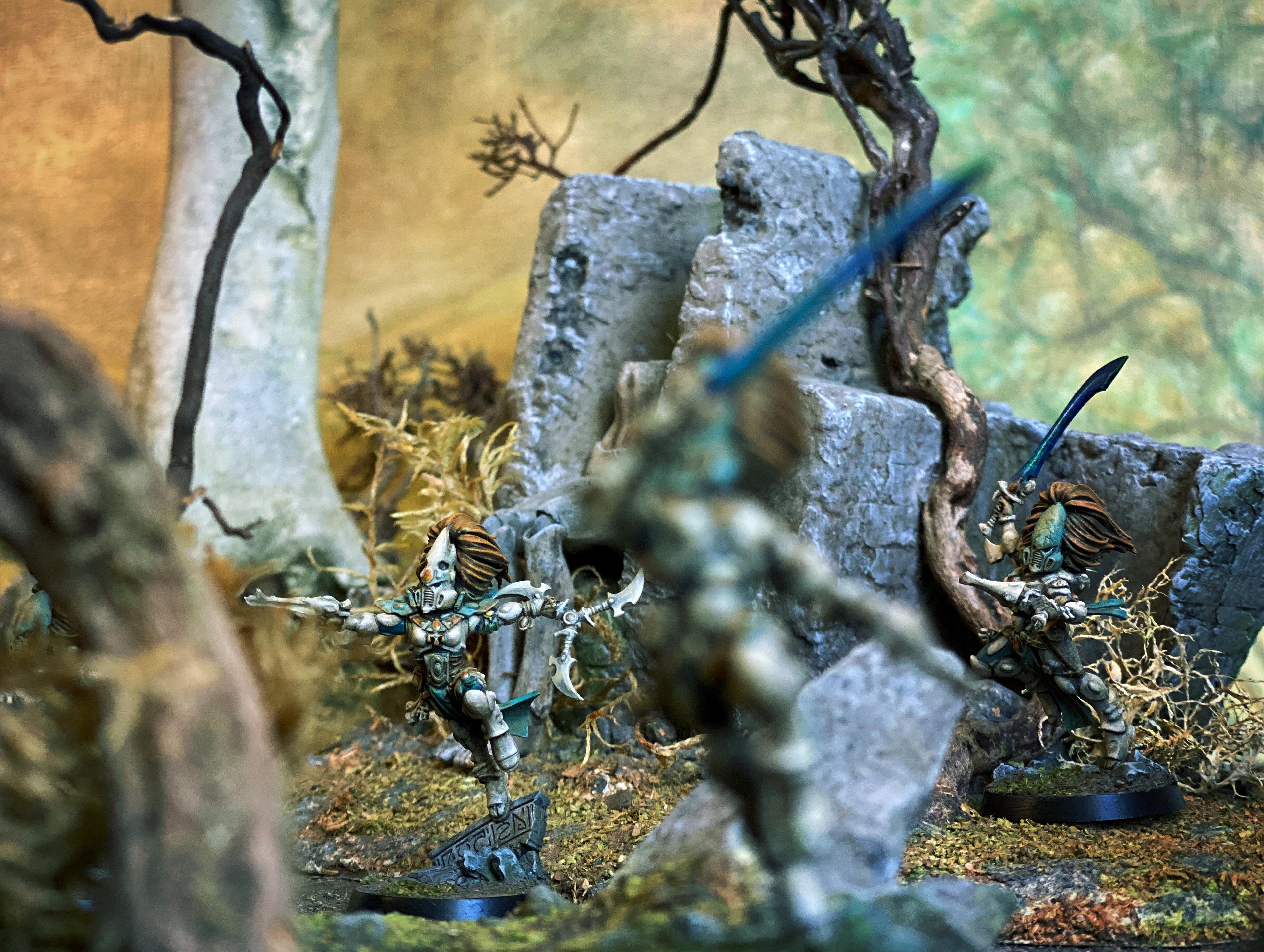 Aeldari, Aspect Warrior, Banshees, Eldar, Warhammer 40,000, Warhammer40000