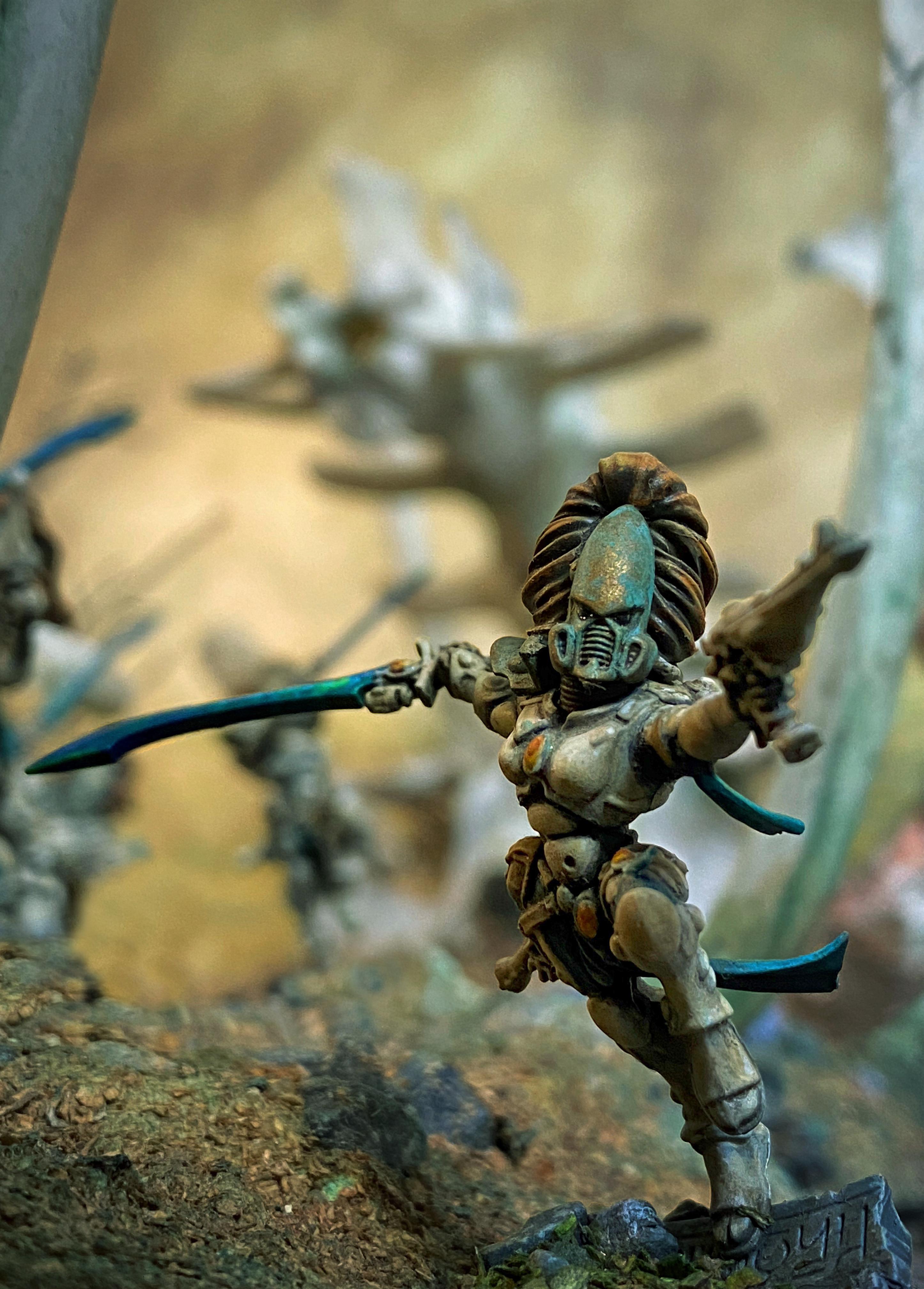 Aeldari, Aspect Warrior, Banshees, Eldar, Warhammer 40,000, Warhammer40000