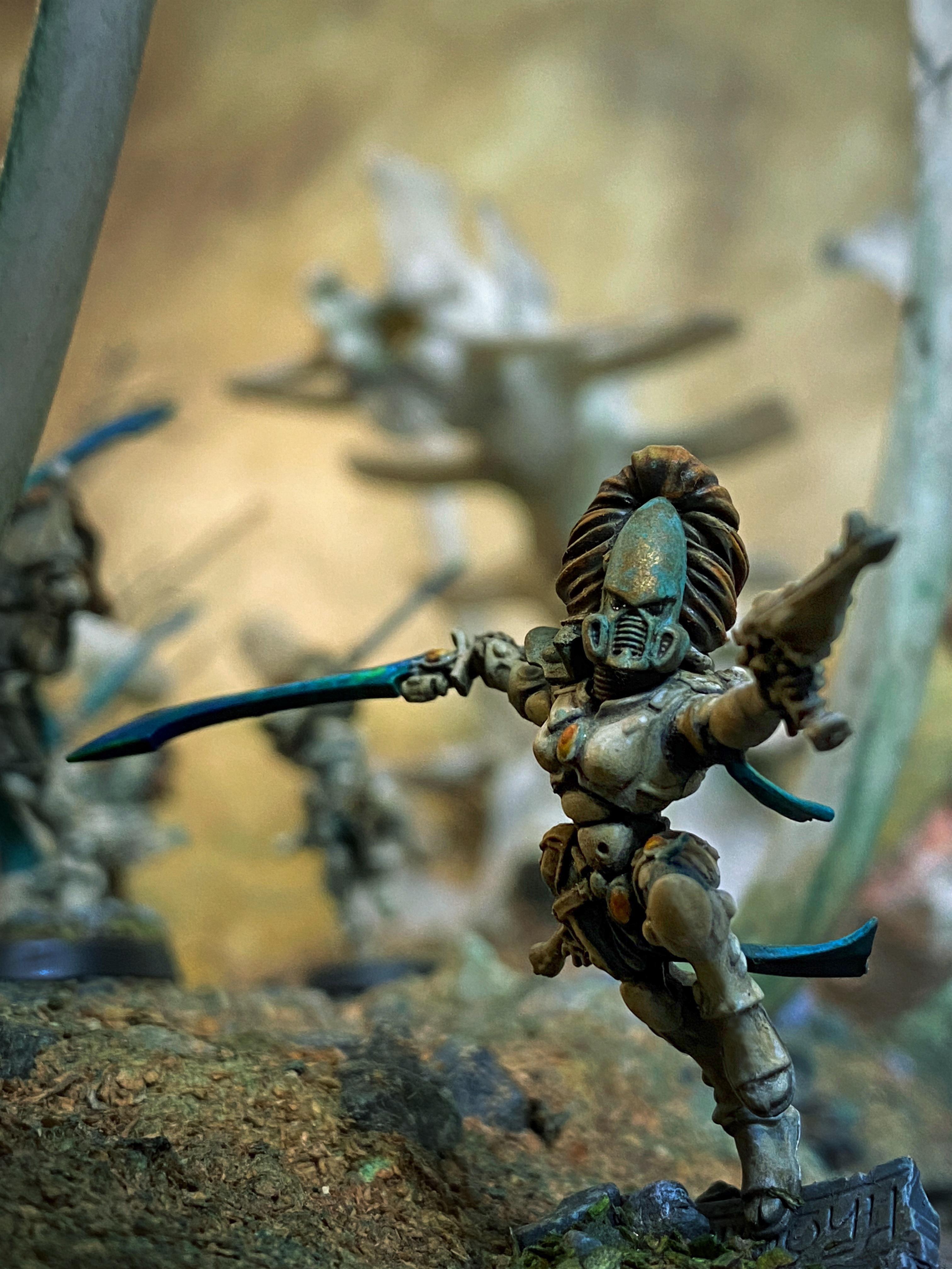 Aeldari, Aspect Warrior, Banshees, Eldar, Warhammer 40,000, Warhammer40000
