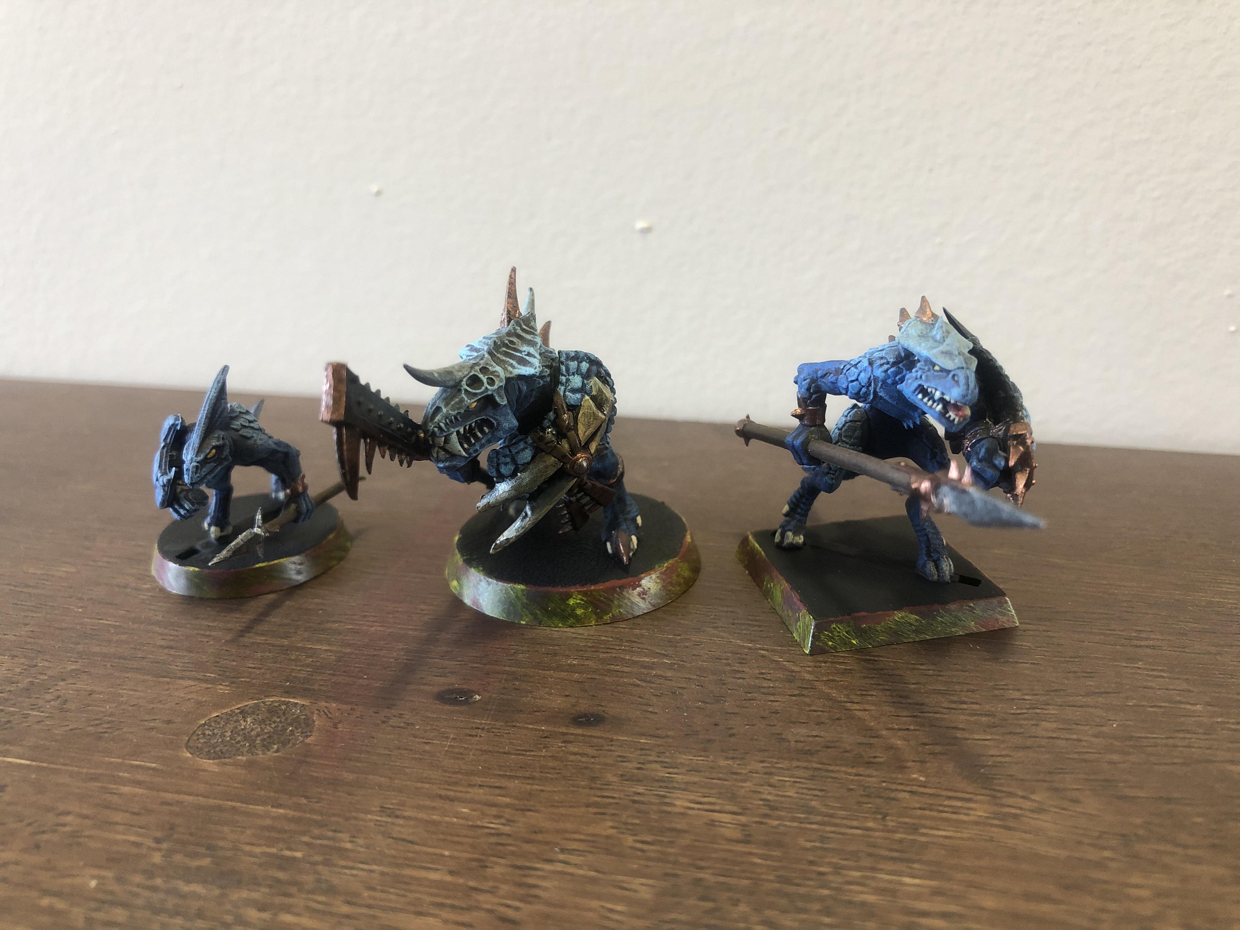 Fantasy - Skink, Temple Guard, Saurus Warrior