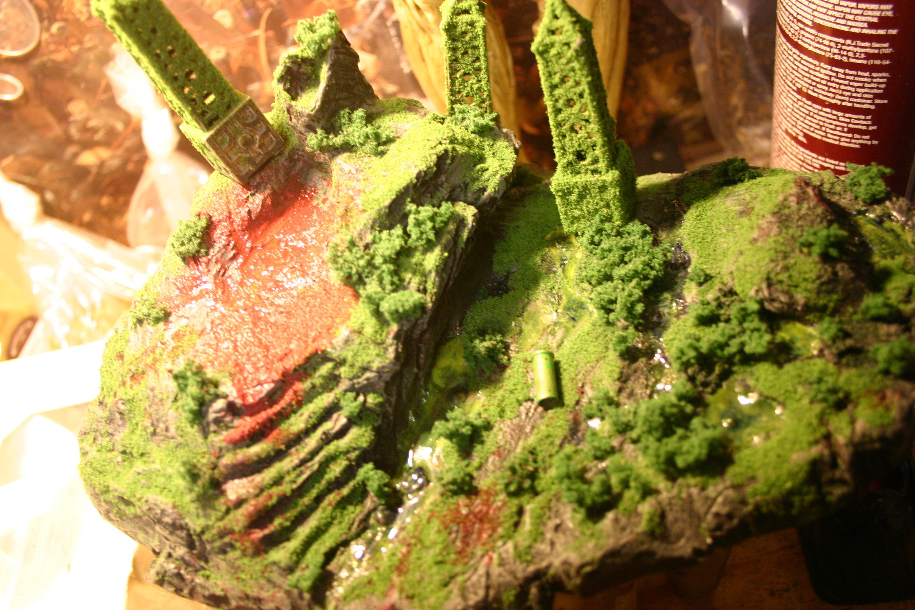 Big Terrain, Diorama, Hills, Spikes, Terrain, Tyranid Terrain