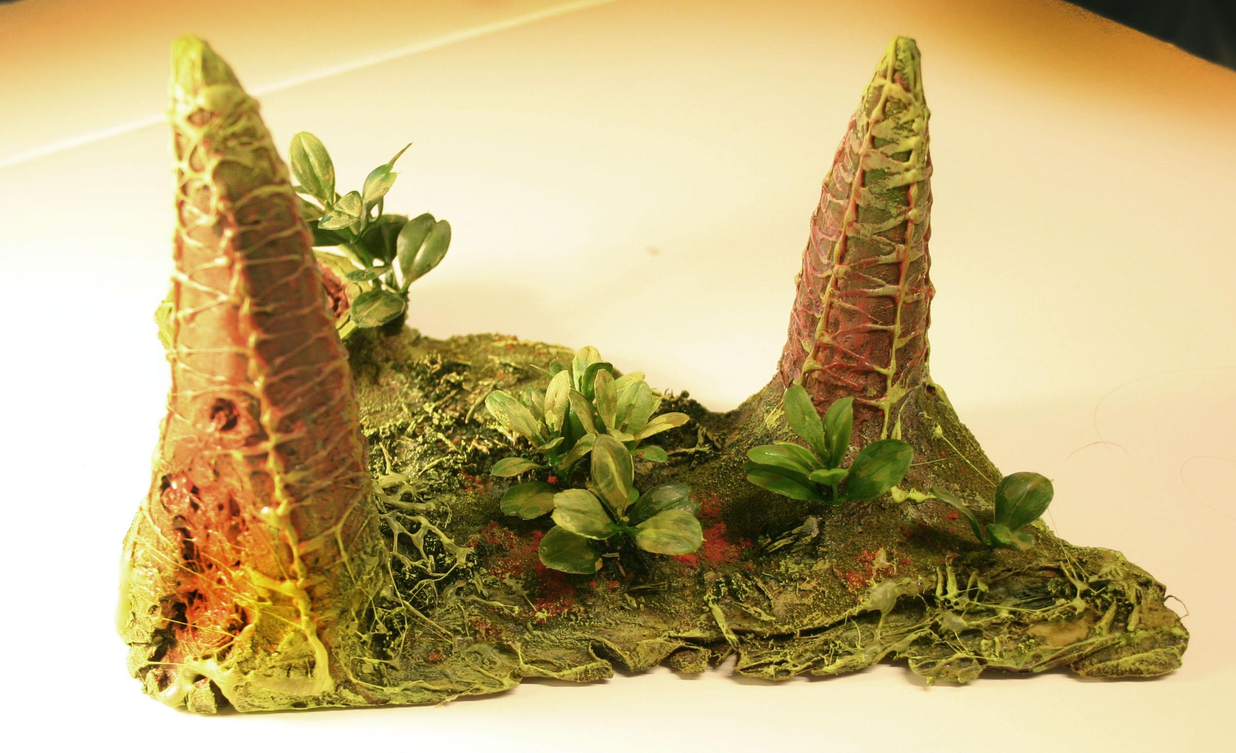 Big Terrain, Diorama, Hills, Spikes, Terrain, Tyranid Terrain