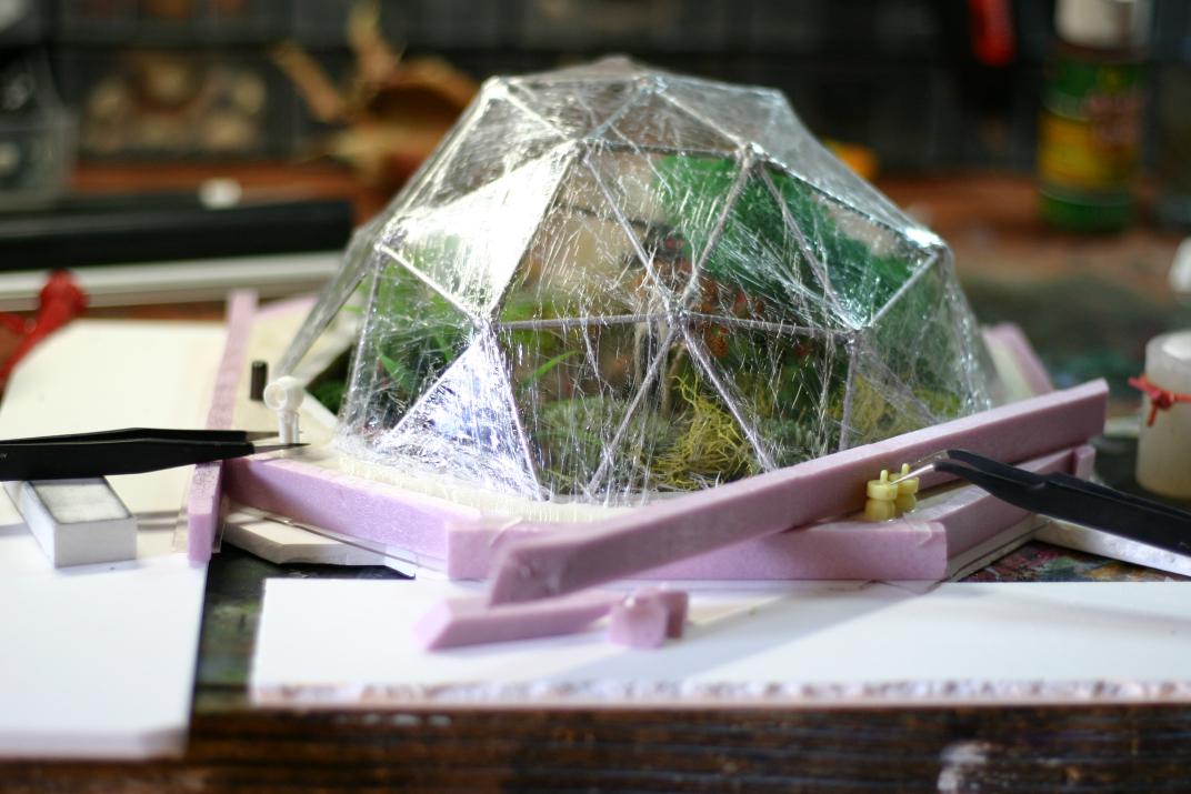 Bio Dome, Biodome, Biome, Biome Diorama, Geodesic, Loer, Scifi Terrain, Terrain