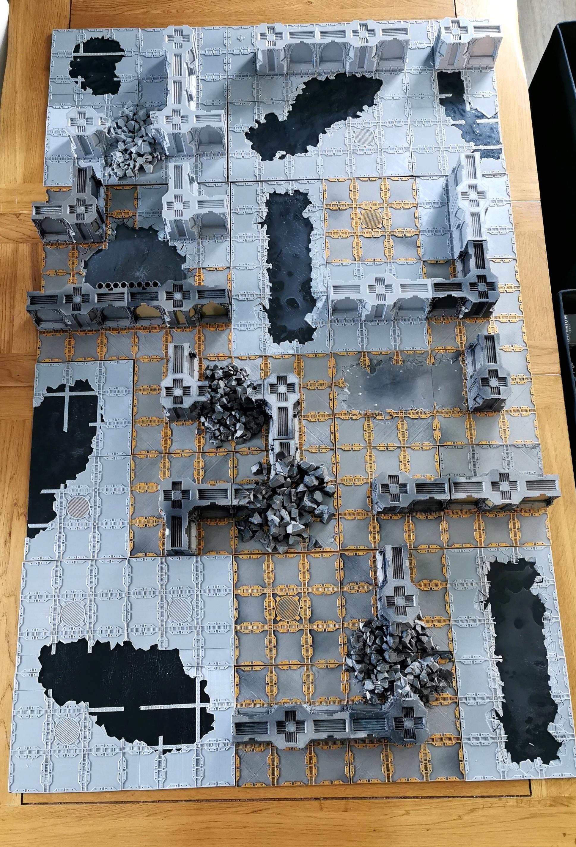 Space Wolves Vs Death Guard board