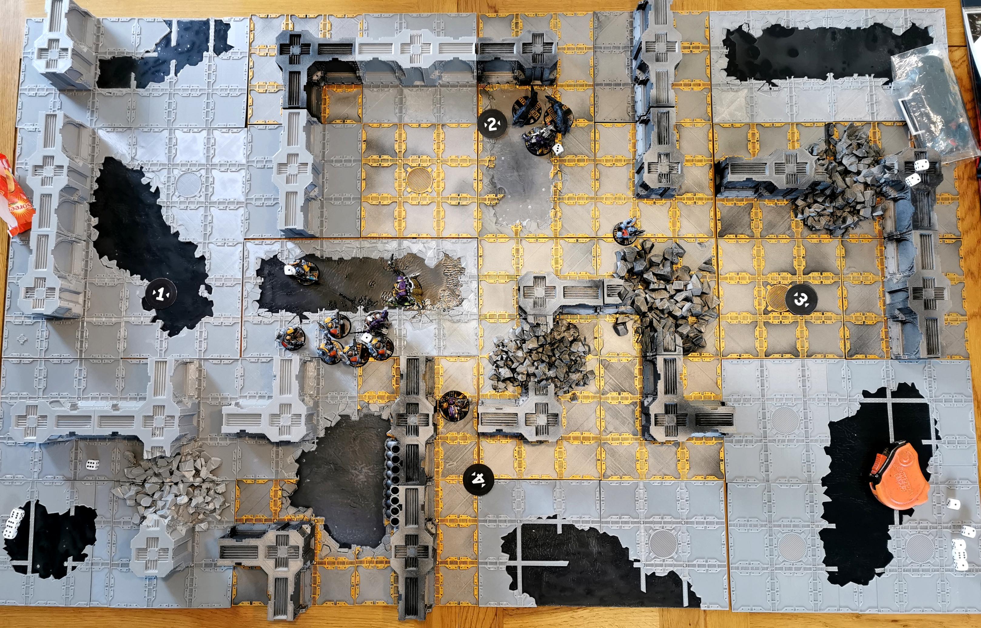 Space Wolves Vs Death Guard turn 3