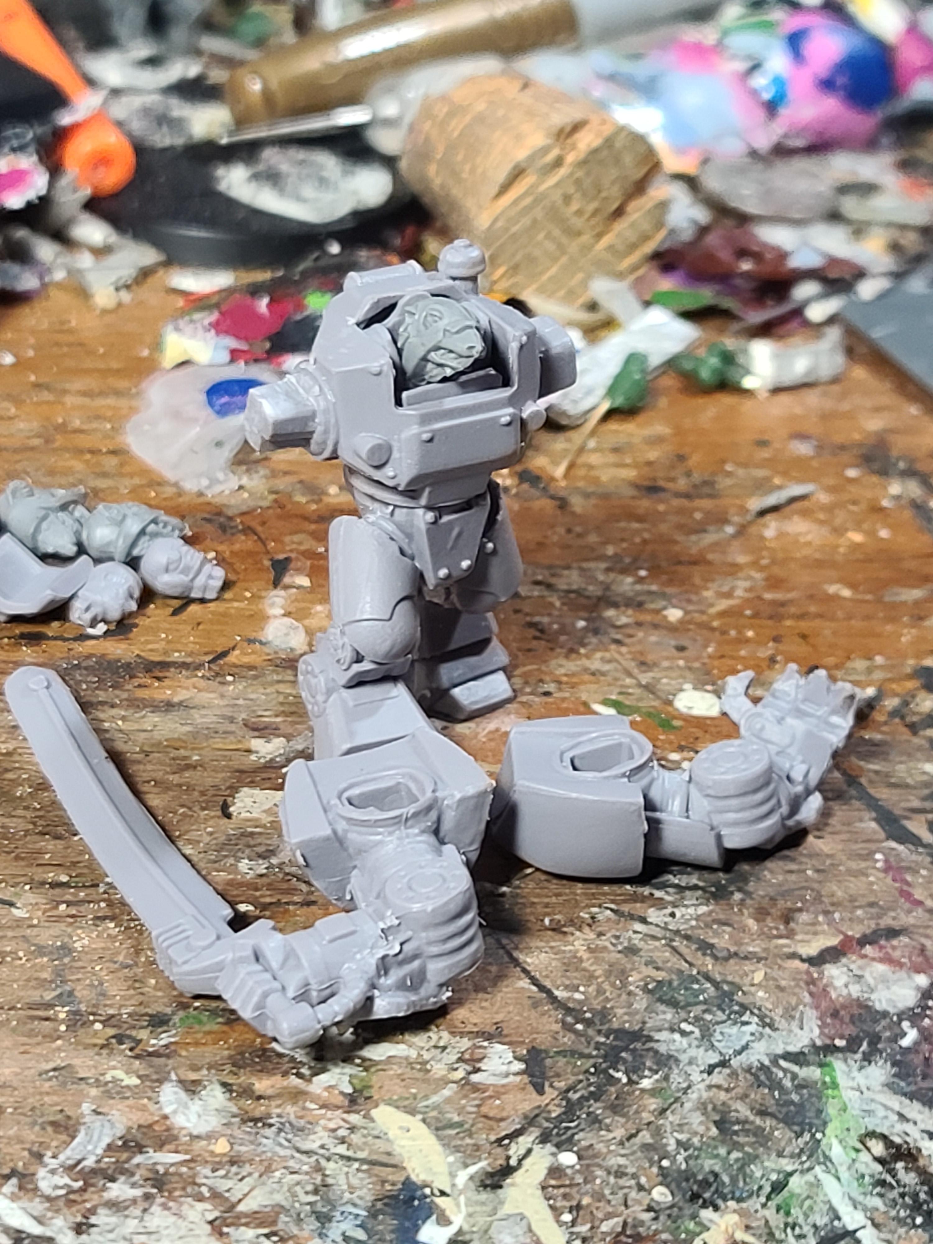 Bones, Bones Black, Bulldog, Bullgryn, Counts As, Imef, Imperial Guard, Ogryns, Ratlings With Gatlings, Reaper Miniatures