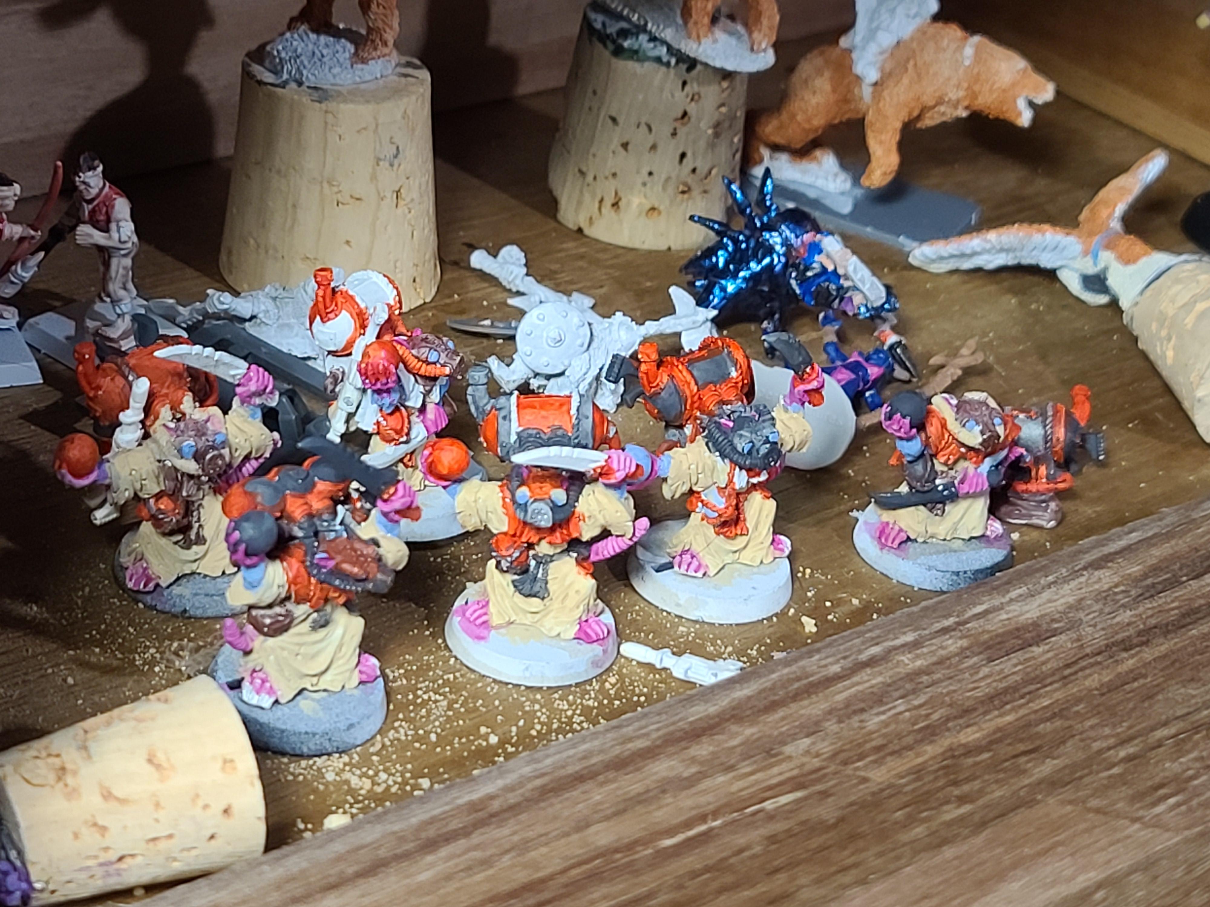Citadel Miniatures, Demo Charges, Games Workshop, Imperial Guard, Poison Wind Globadiers, Rat, Ratlings With Gatlings, Skaven, Special Weapons Squad, Warhammer 40,000, Warhammer Fantasy