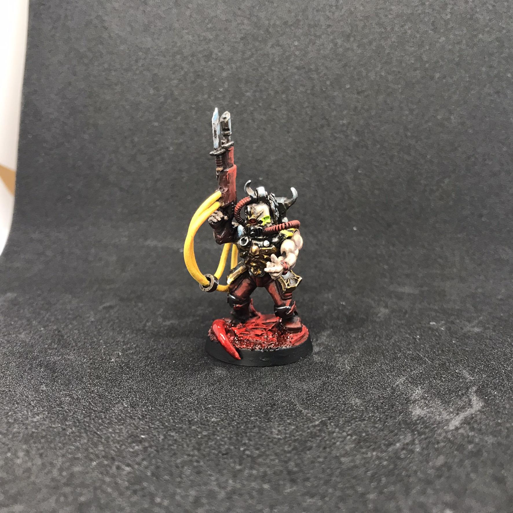 Conversion, Corrupted Tempestes Scions, Freehand, Greenstuff, Iron Warrior Auxilliaries, Regimental Banner, Tempestus Scions, Traitor Guard, Warhammer 40,000