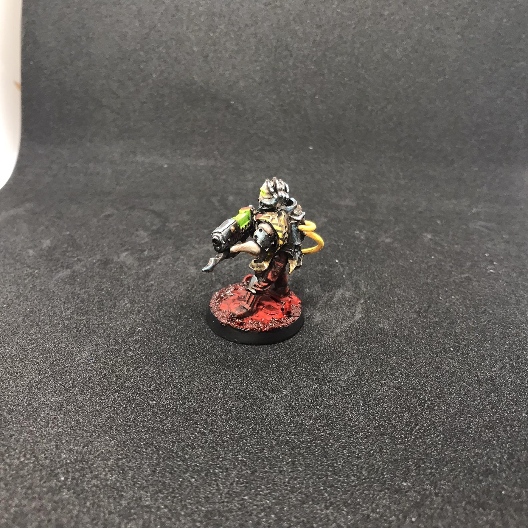Conversion, Corrupted Tempestes Scions, Freehand, Greenstuff, Iron Warrior Auxilliaries, Regimental Banner, Tempestus Scions, Traitor Guard, Warhammer 40,000