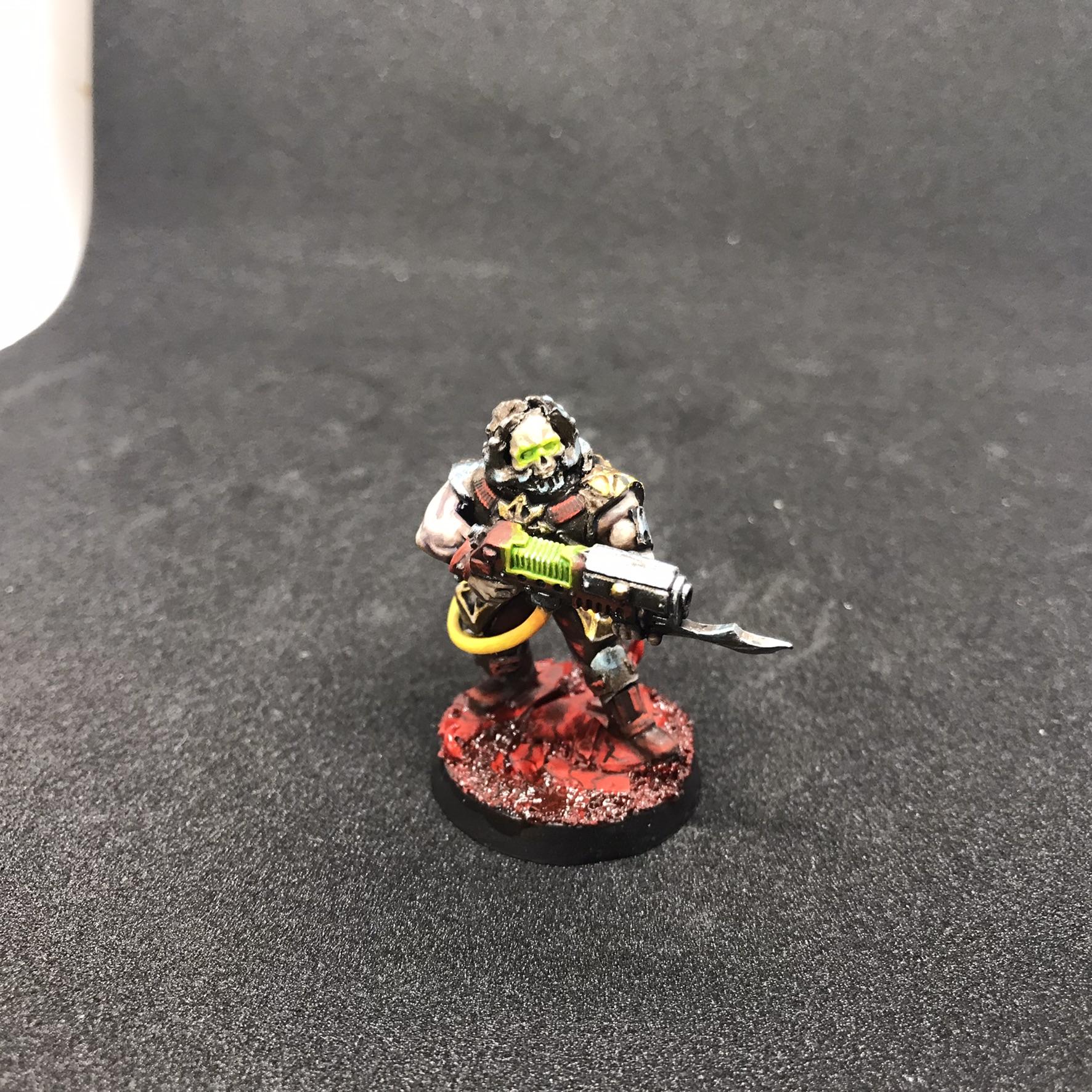 Conversion, Corrupted Tempestes Scions, Freehand, Greenstuff, Iron Warrior Auxilliaries, Regimental Banner, Tempestus Scions, Traitor Guard, Warhammer 40,000
