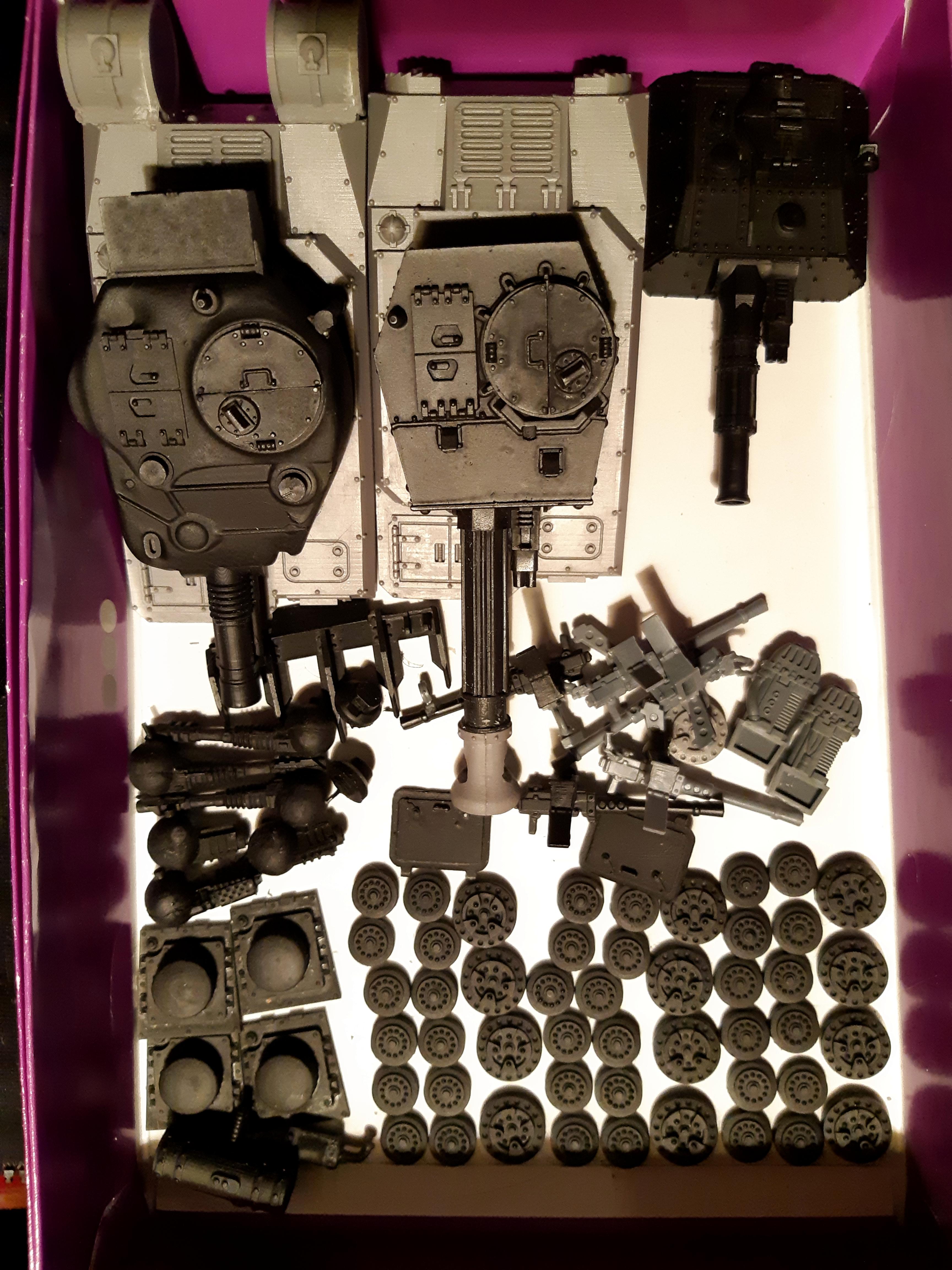 Cast resin tank turrets courtesy of Victoria Miniatures 