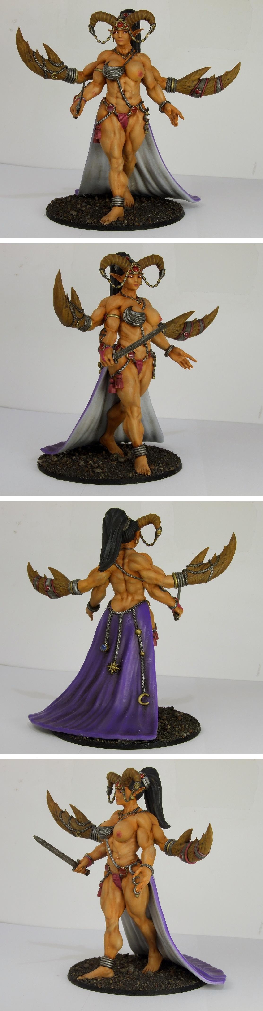3d Print, 3rd Party, Alternate, Chaos, Daemons, Female, Greater, Keeper, Keeper Of Secrets, Nsfw, Nudity, Slaanesh