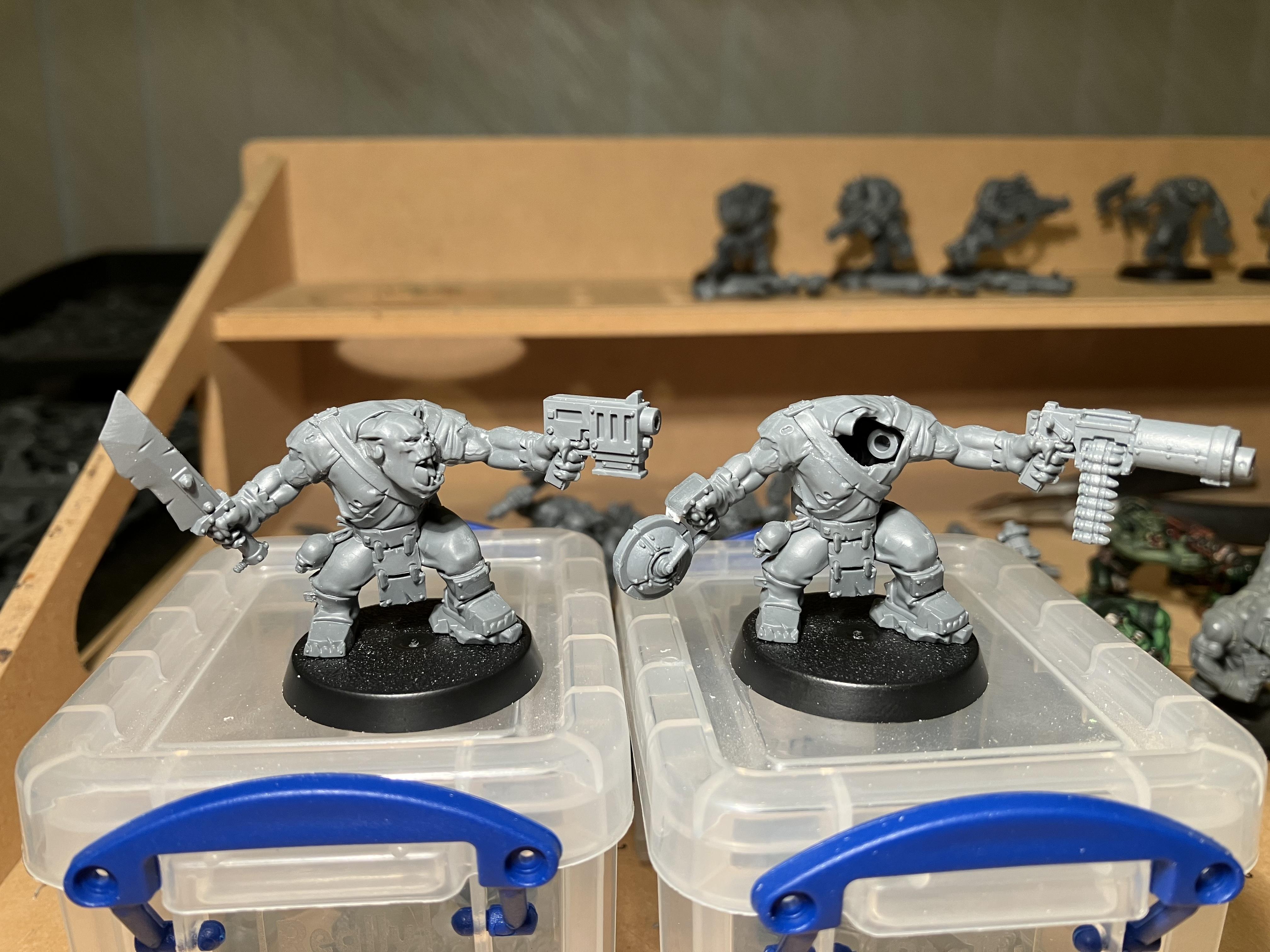 Orks, Shoota, Warhammer 40,000, Work In Progress