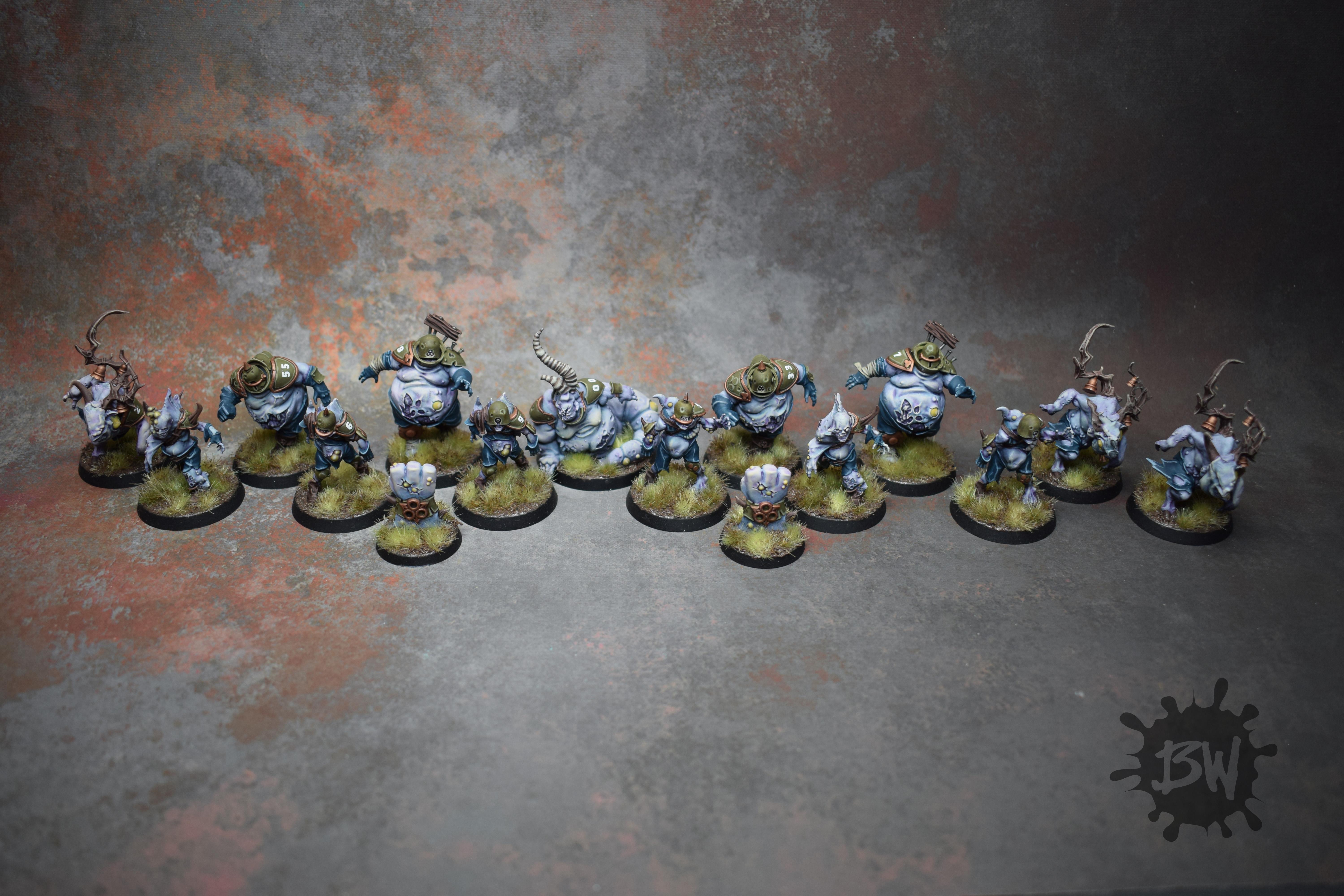 Blood Bowl, Bw, Games Workshop, Nurgle, Nurgle&#146;s Rotters