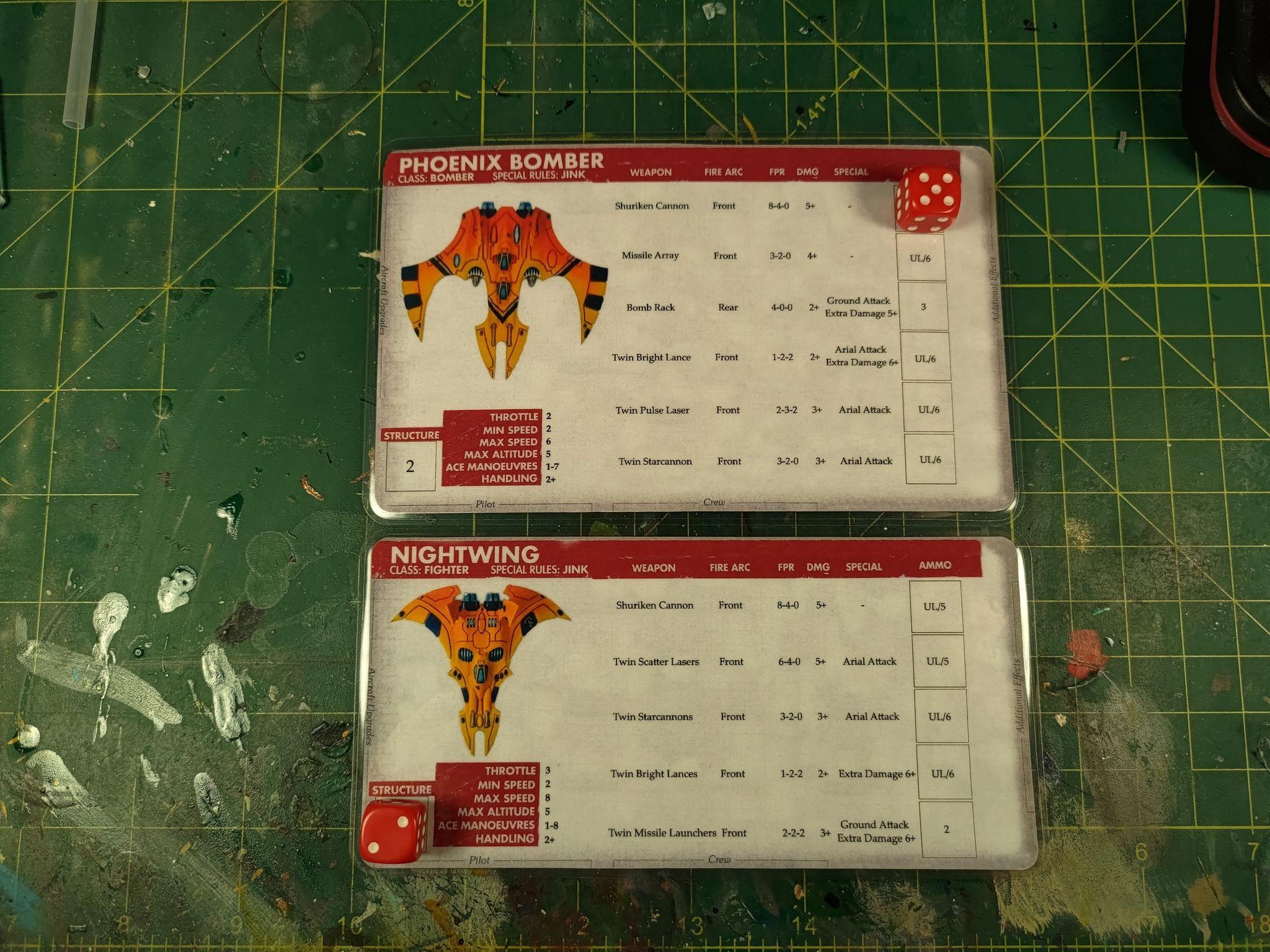 Custom Aeronautica Cards
