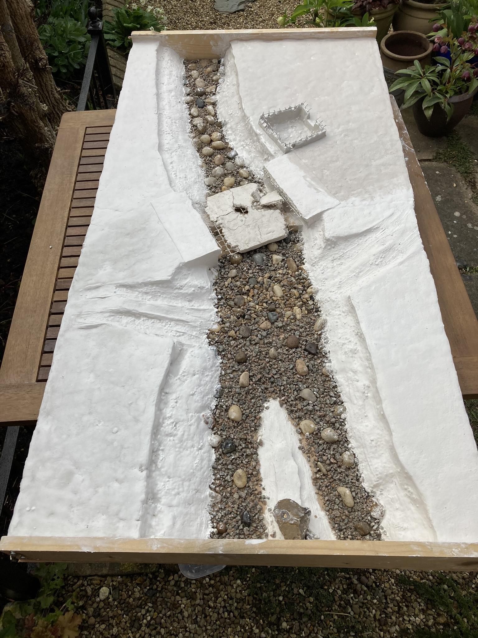 Board, Bridge, Desert Wadi, Terrain