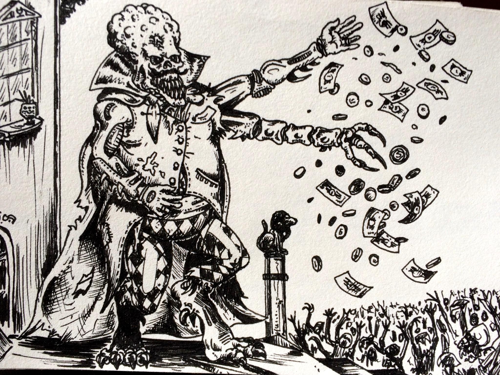 Artwork, Genestealer, Patriarch