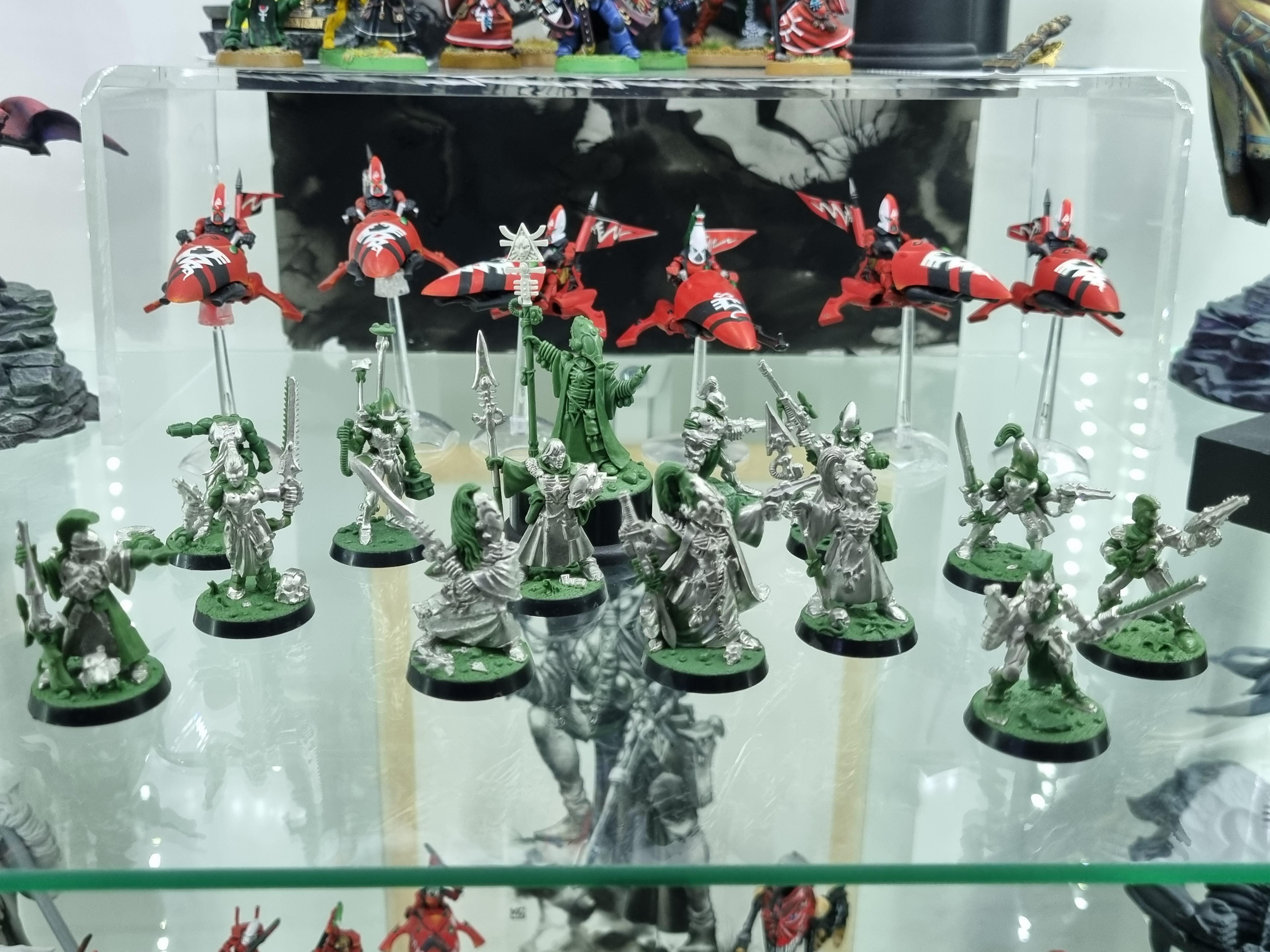 Conversation, Conversion, Eldar, Eldar Army, Green, Greenstuff, Sculpting, Warhammer 40,000, Work In Progress