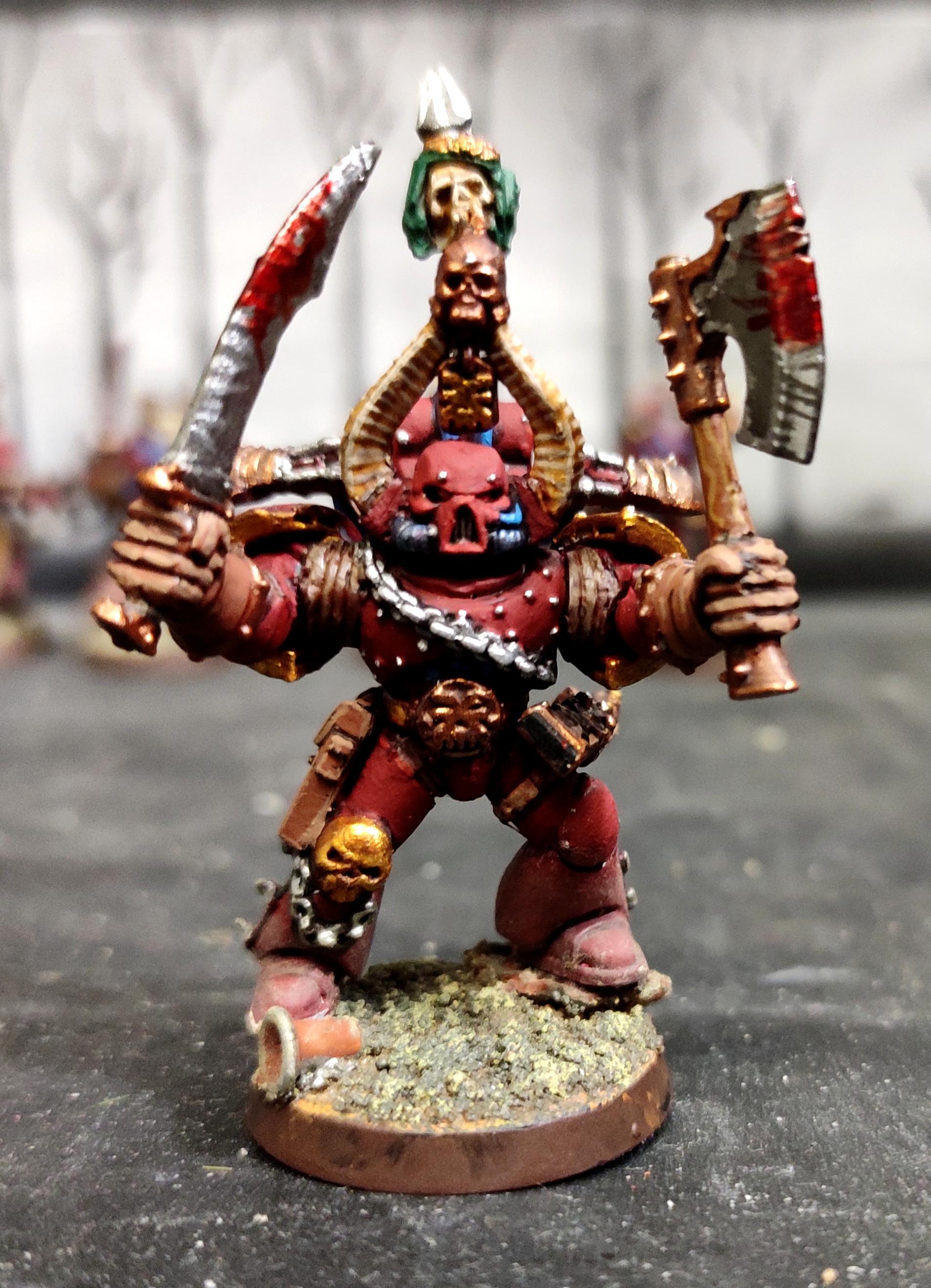 Axe, Berserk, Berserkers, Berzerk, Berzerker, Blood For The Blood God, Chaos, Chaos Space Marines, Conversion, Duelist, Heresy, Heretic Astartes, Infantry, Khorne, Kitbash, Skulls For Skull Throne, Sword, Traitor Legions, Trophy, Warhammer 40,000, World Eaters
