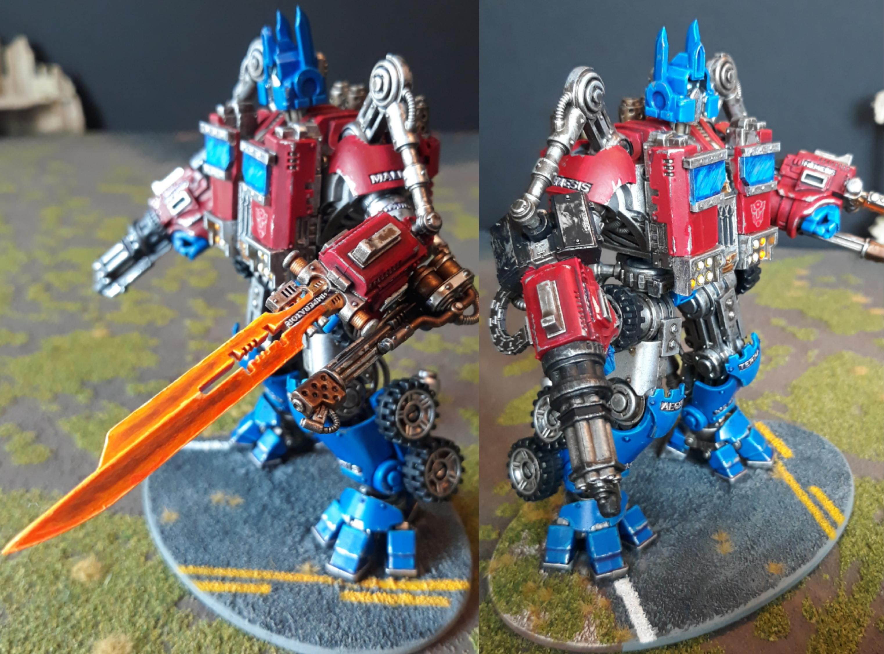 Optimus Primaris side views