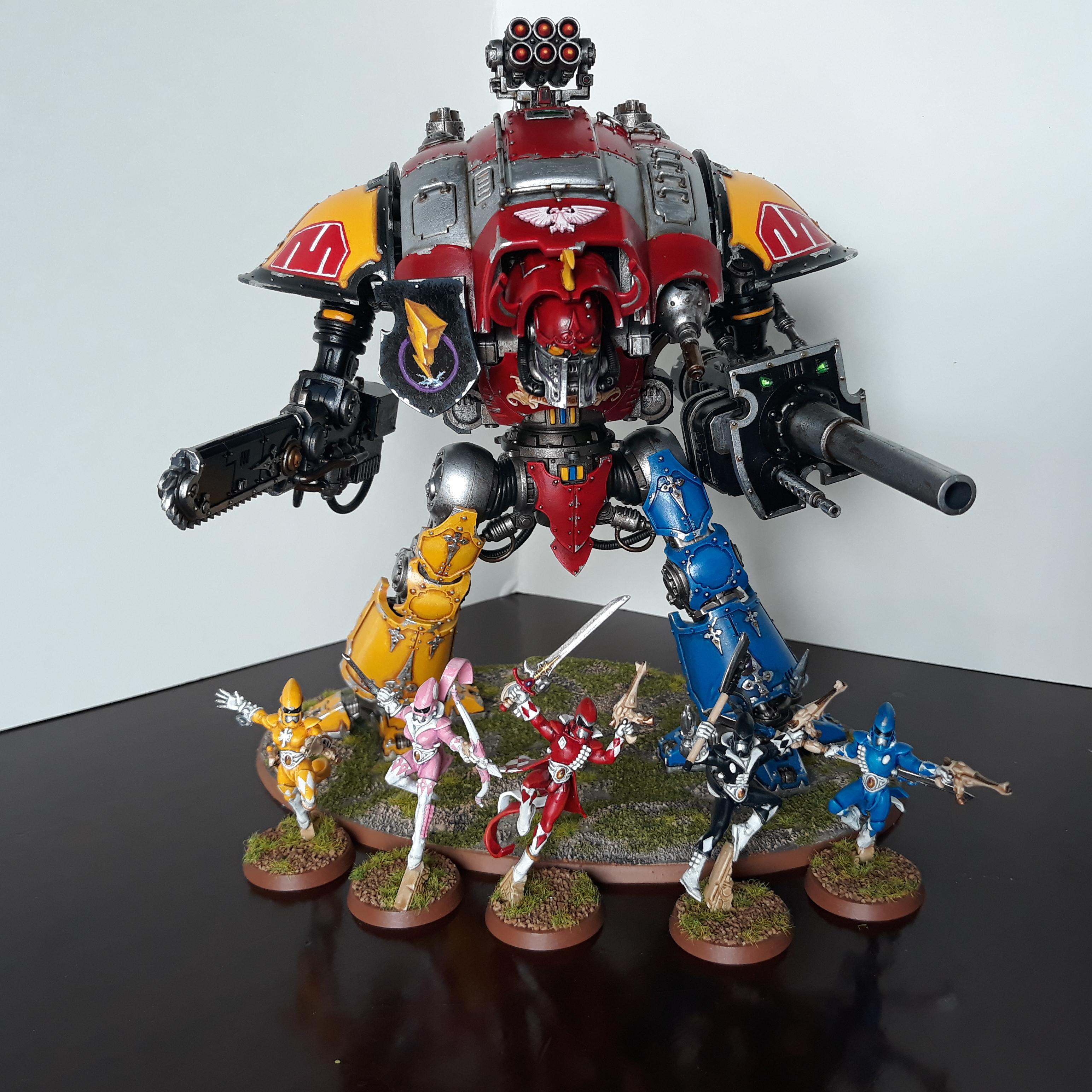Megazord Knight w Power Rangers