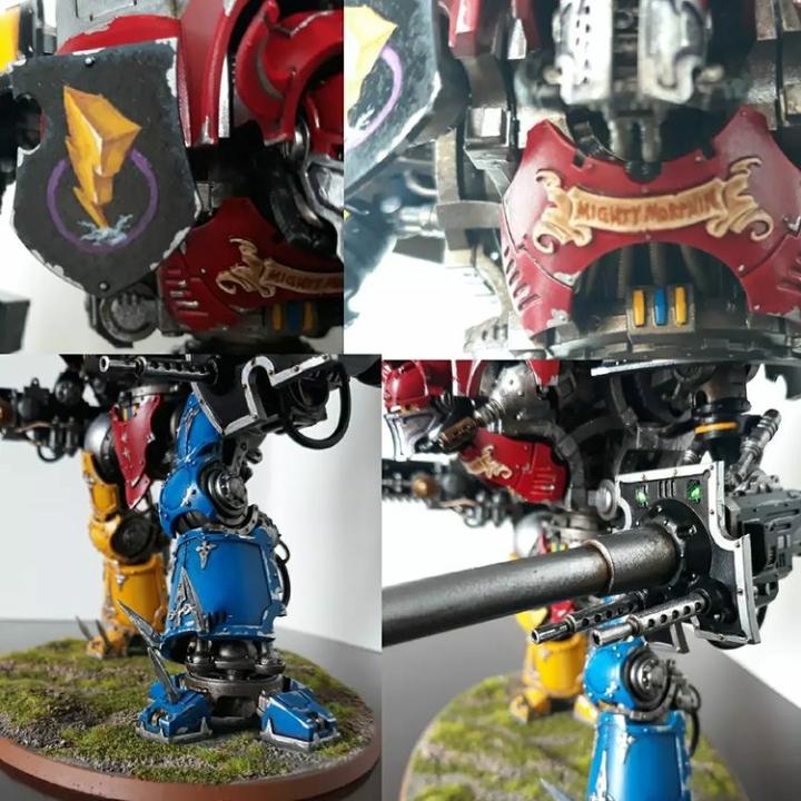 Megazord Knight close ups 