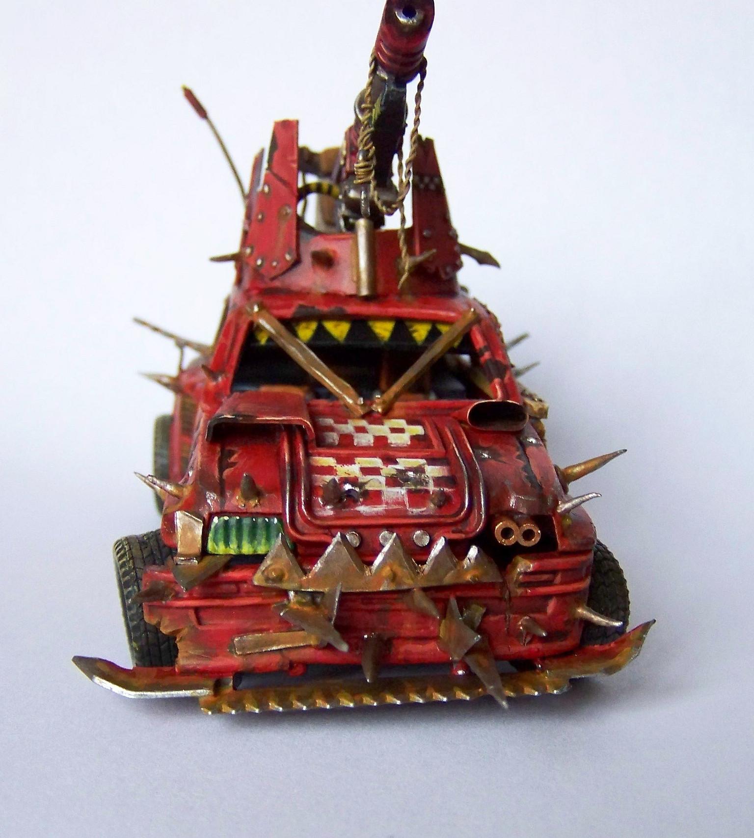 Diorama, Eldar, Orks, Renault 5 Turbo Rallye, W40k, Wraithknight