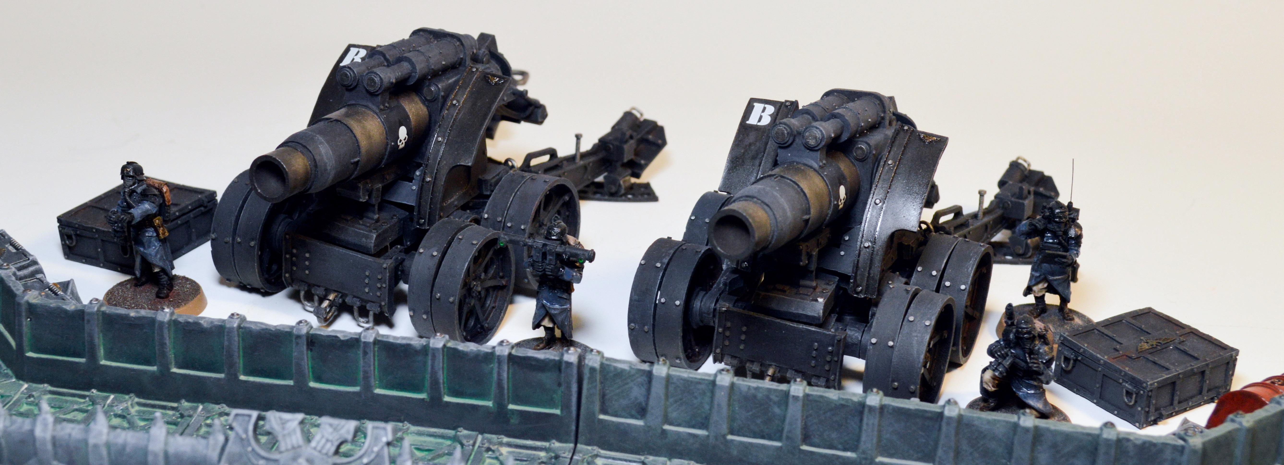 Astra Militarum, Death Korps of Krieg, Imperial Guard, Medusa Carriage Battery
