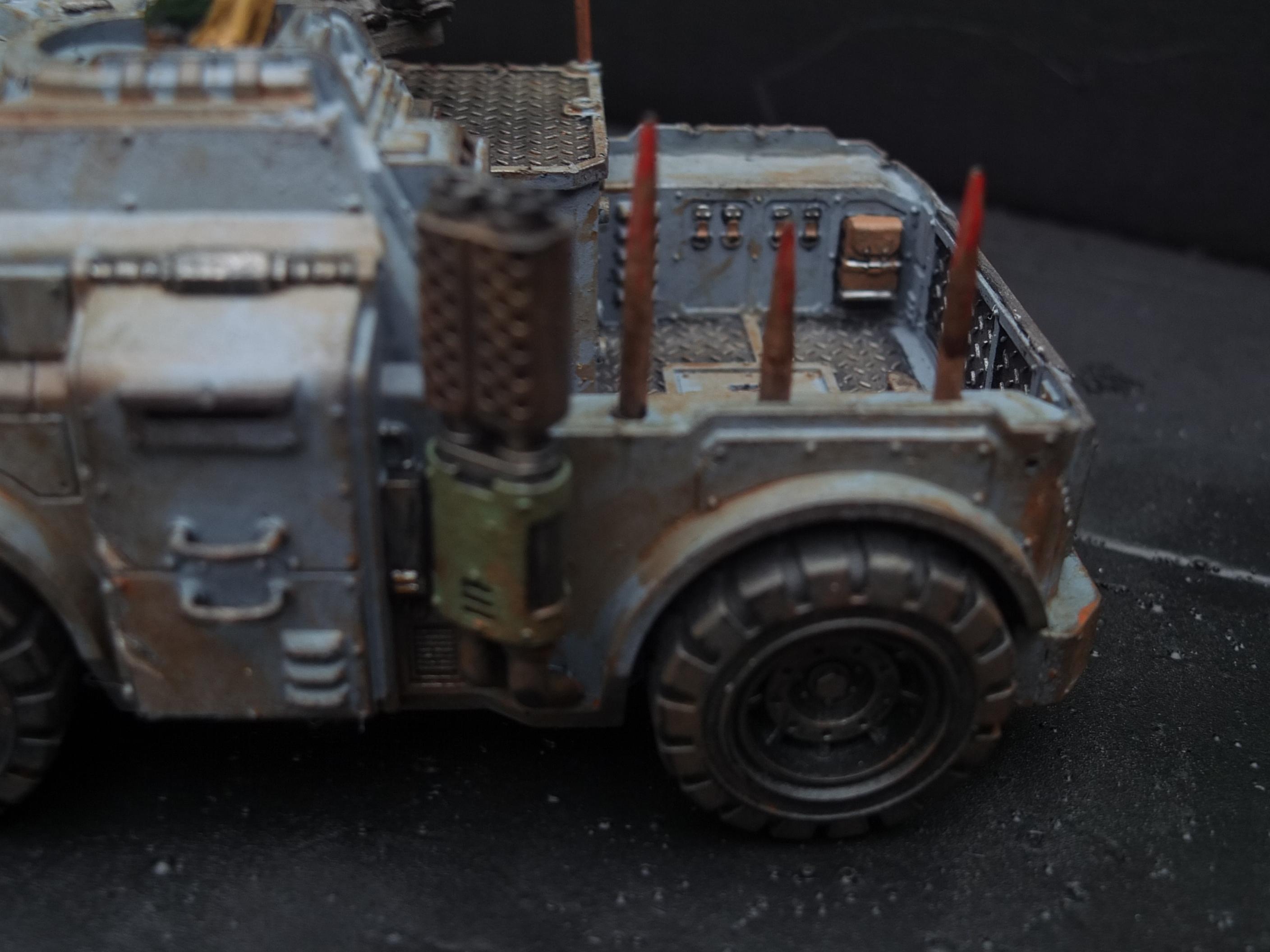 Blood Axe, Conversion, Oldhammer, Orks, Rogue Trader, Trukk