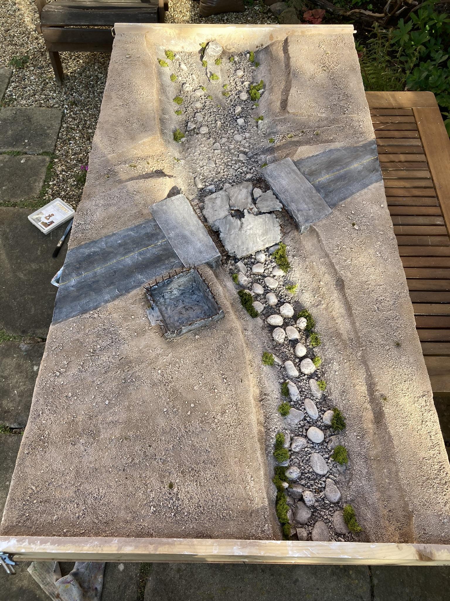 Desert, Game Board, Game Table, Terrain, Wadi