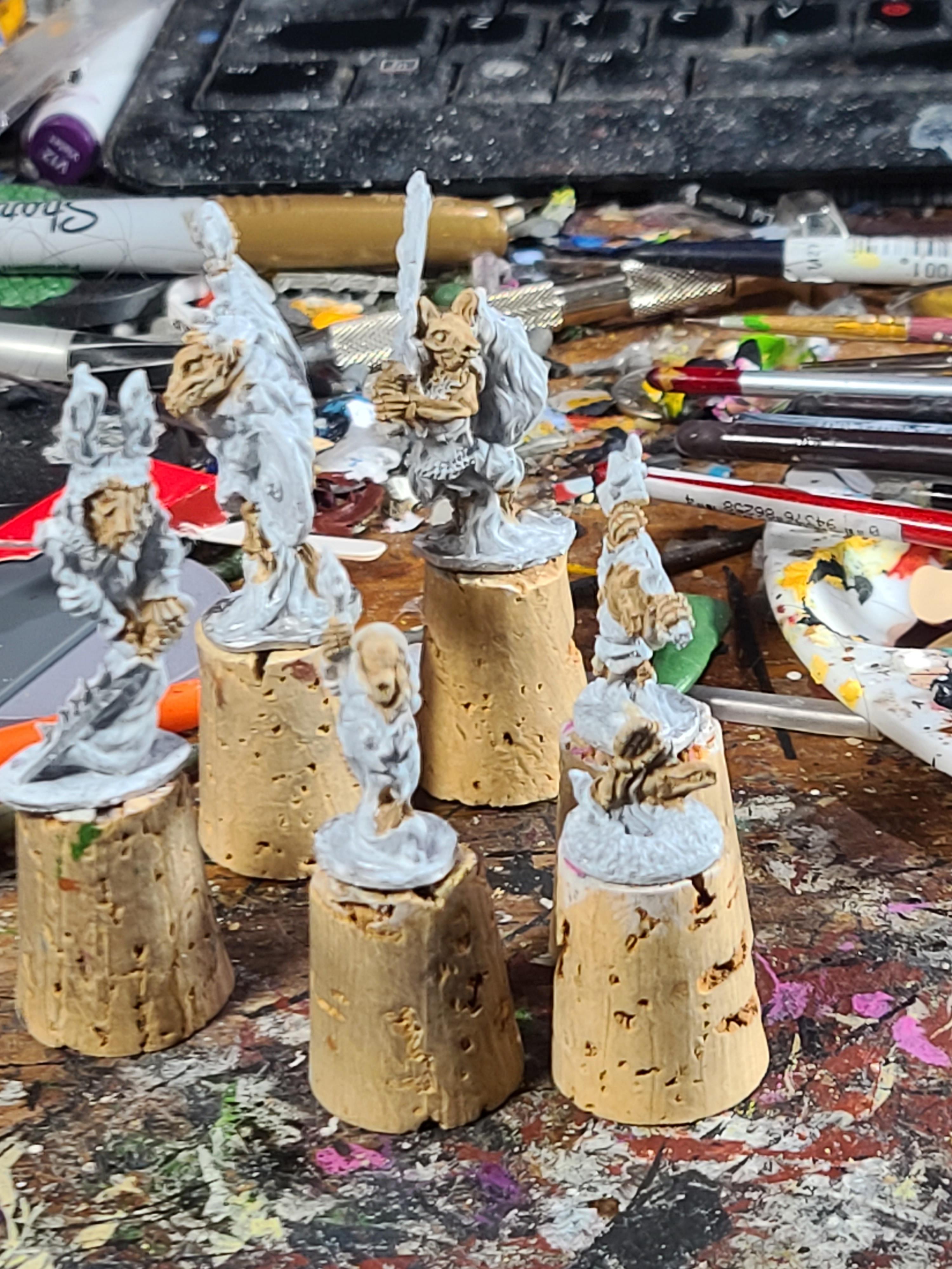 Animal Adventurers, Burrows And Badgers, Dungeons And Dragons, Mist Wraith, Oathsworn Miniatures, Undead